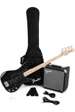 Photo of Squier Affinity Series Precision Bass PJ Pack Black with Maple Fingerboard
