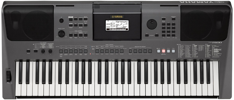  Yamaha PSR-I500 61-Key Portable Keyboard With Indian