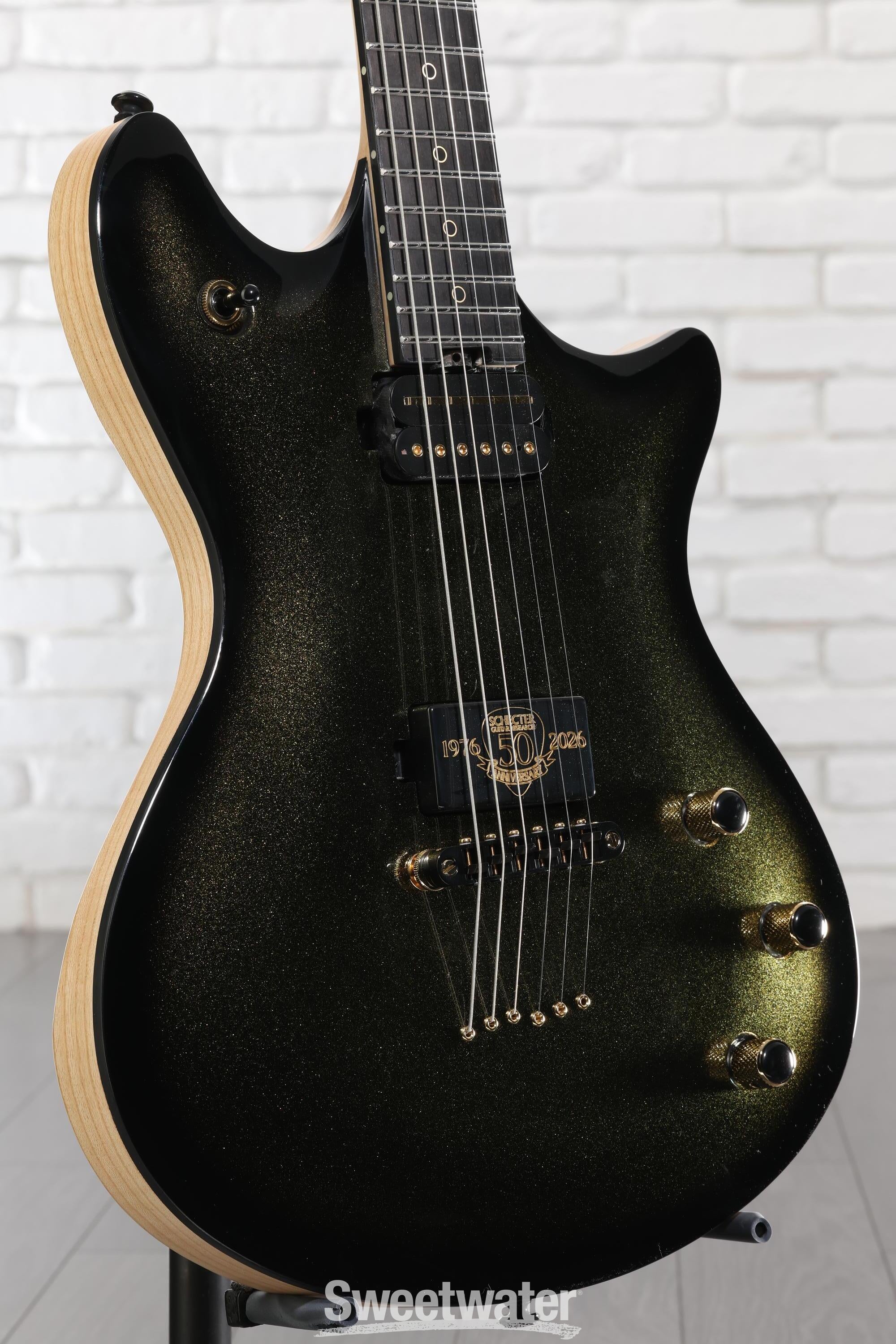 Photo of Schecter Tempest 50th Anniversary Electric Guitar - Gold Burst