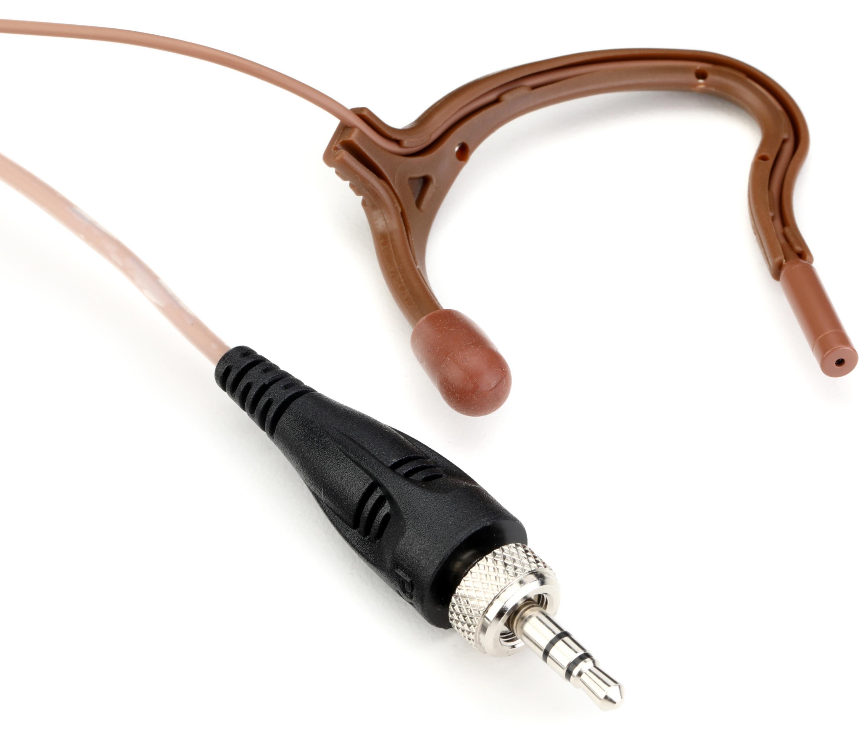 Photo of Point Source Audio Embrace EO-9WL Omnidirectional Earset Microphone with 3.5mm Connector for Sennheiser Wireless - Brown