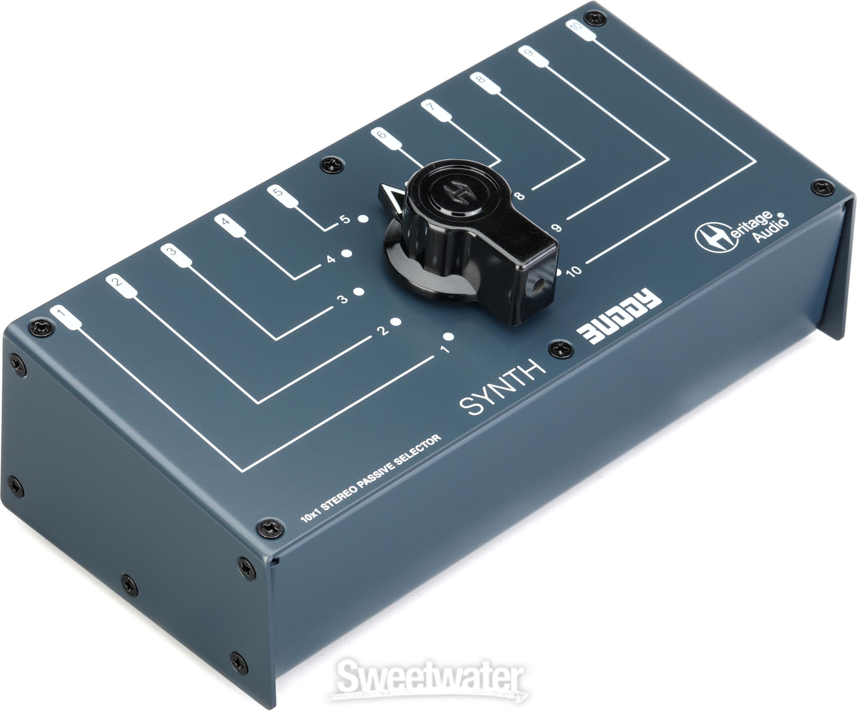 Heritage Audio Synth Buddy Stereo Desktop Switch | Sweetwater