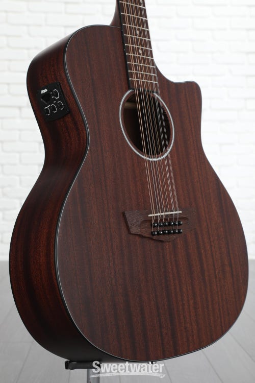 D'Angelico Premier Fulton LS 12-string Acoustic-electric Guitar - Mahogany Satin