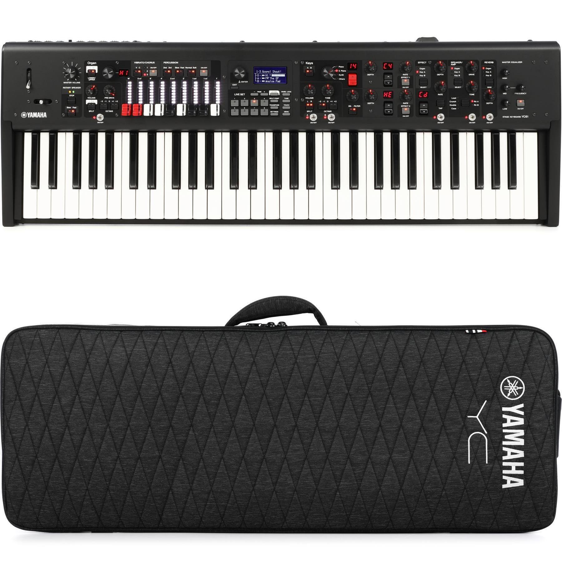 Yamaha keyboard case online 61 key