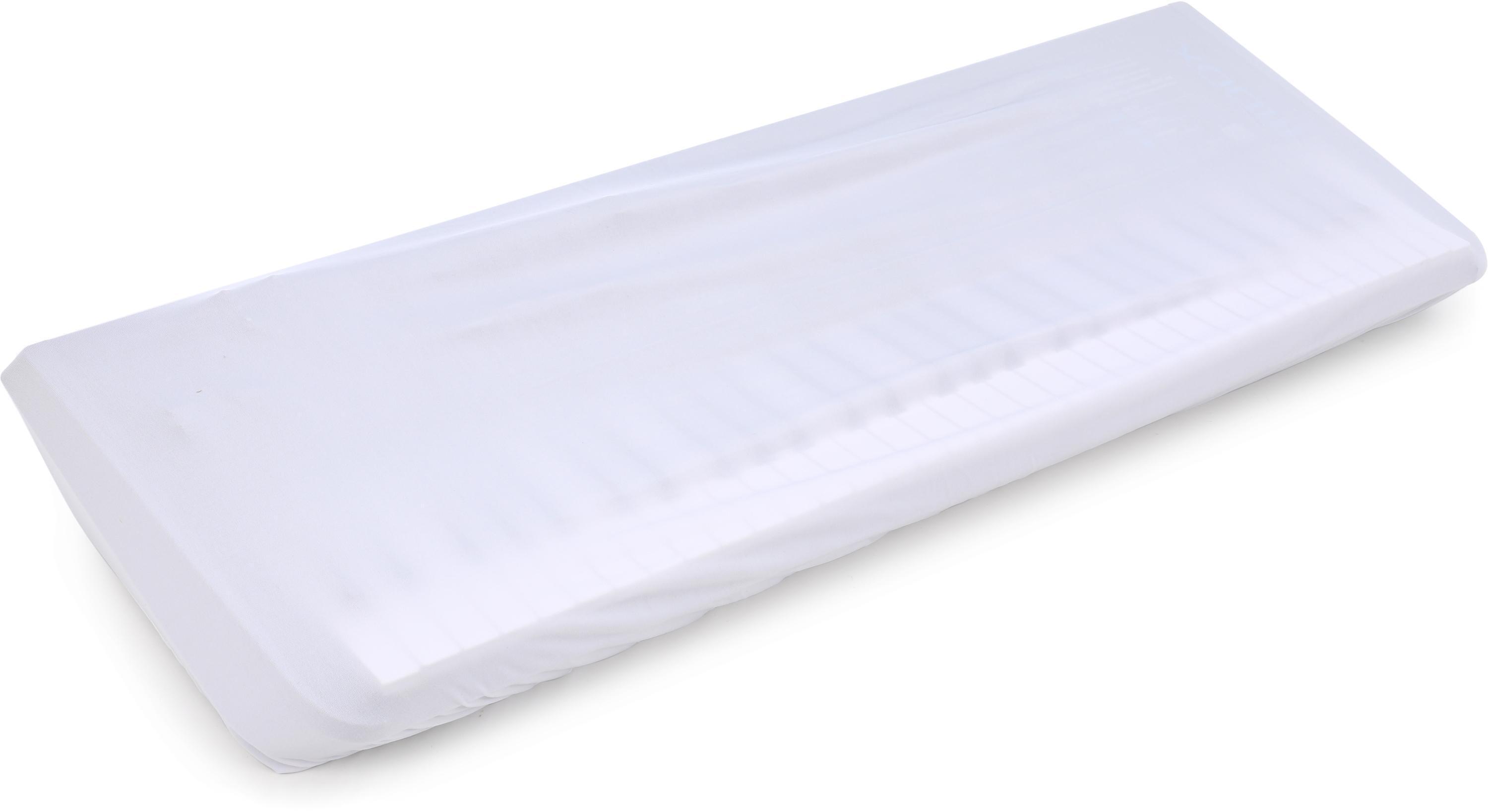 Photo of On-Stage KDA7061W 61-key Keyboard Dust Cover - White