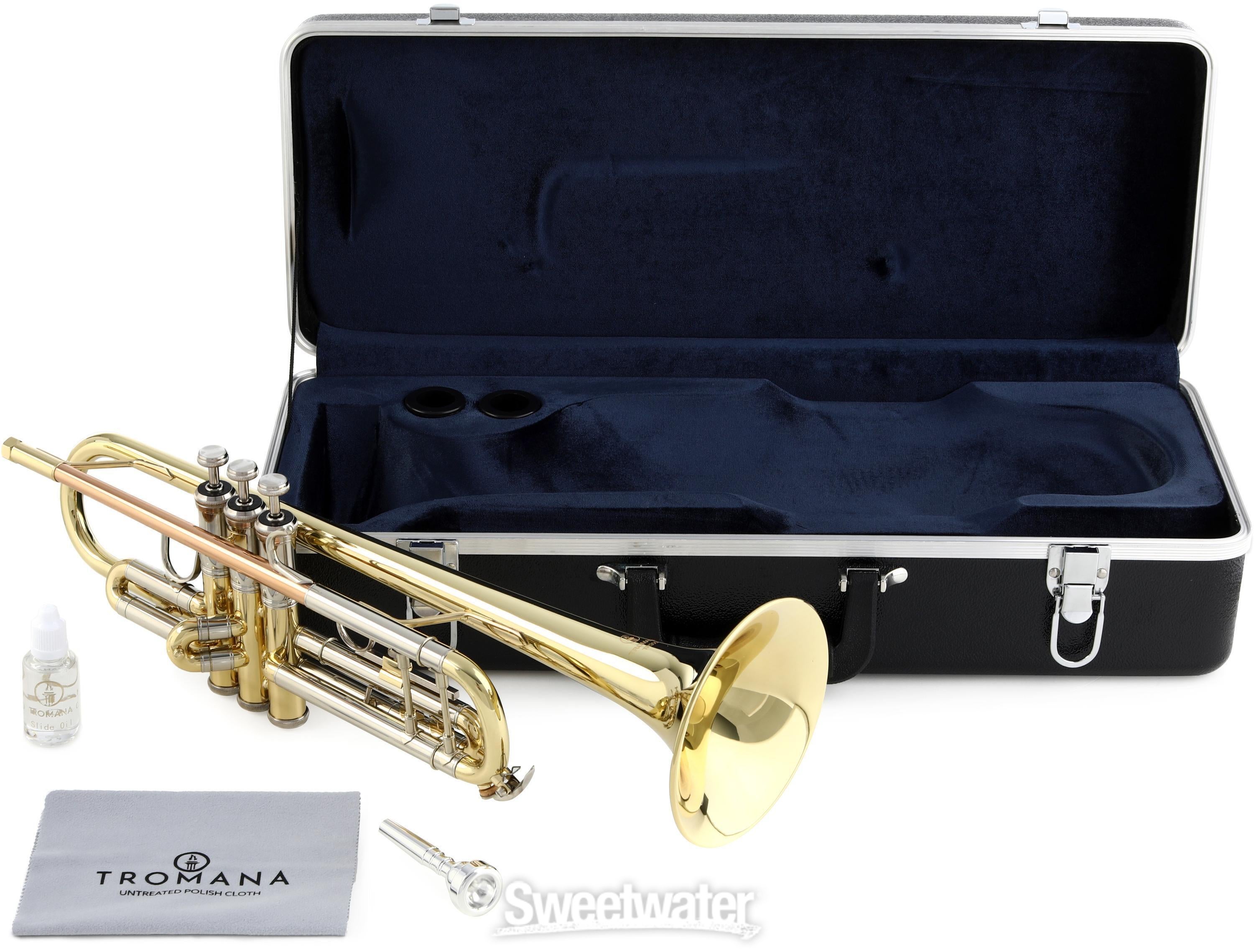Tromana TR300 Student Bb Trumpet - Clear Lacquer | Sweetwater