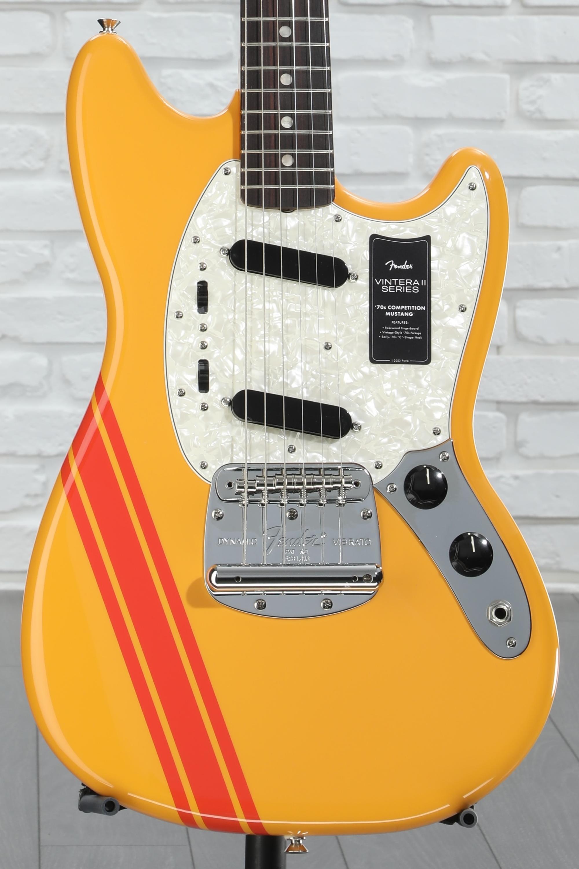 Fender Vintera II '70s Mustang Electric Guitar - Competition Fender Vintera II '70s Mustang Electric Guitar - Competition