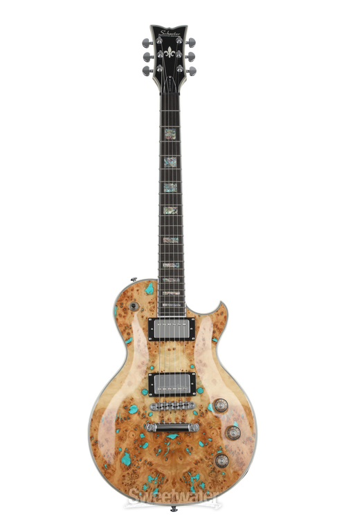 Schecter Solo-II Custom Electric Guitar - Natural Burl