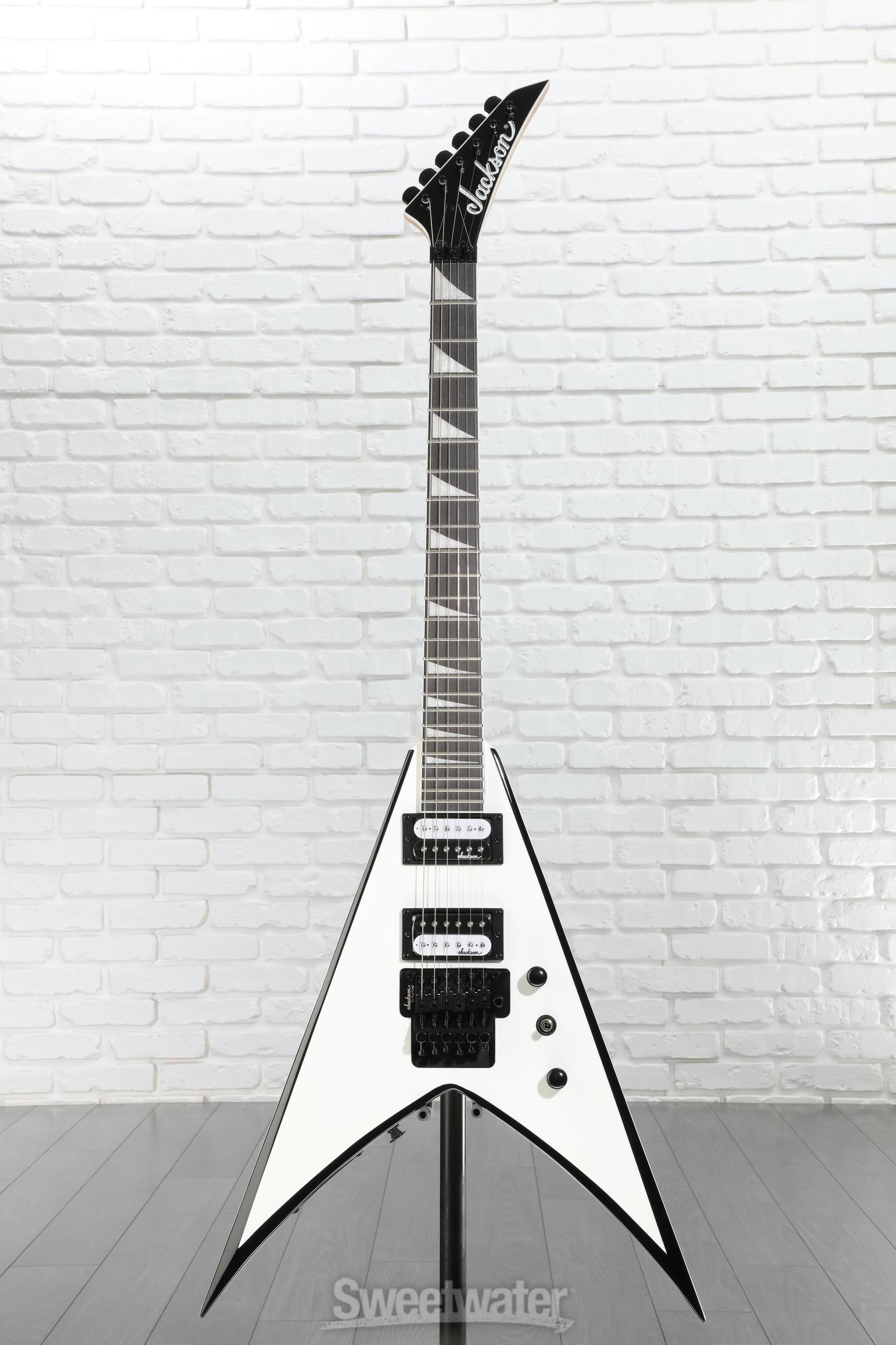 Jackson JS Series King V JS32 - White with Black Bevels