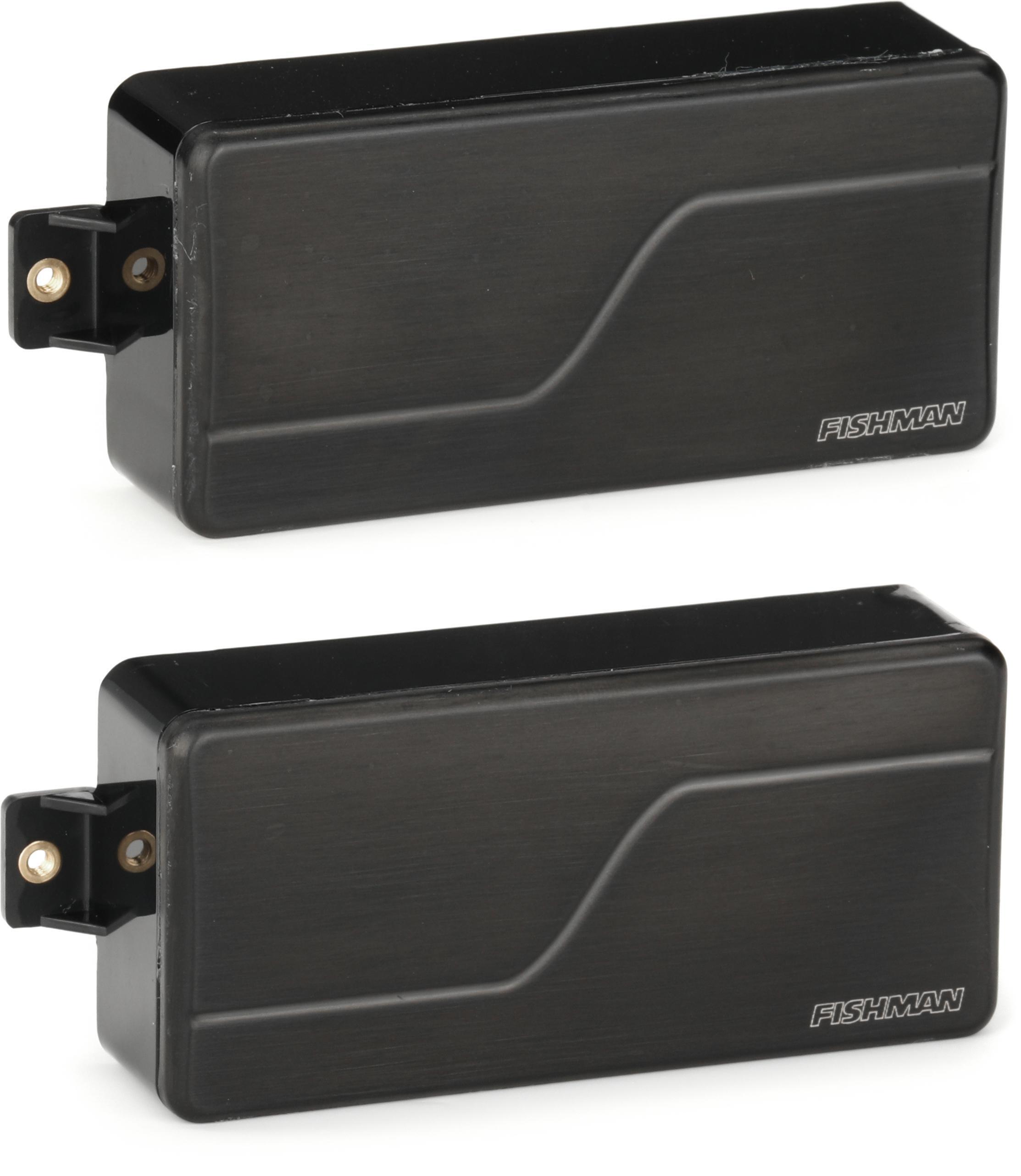 Fluence Modern 7-string Guitar Pickup Set - Brushed Black