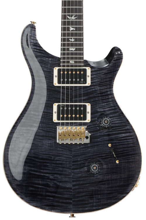 ギター 2014 PRS CUSTOM24 10TOP GRAY BLACK Platinum PRS Custom 24 10-Top Electric Guitar Gray Black