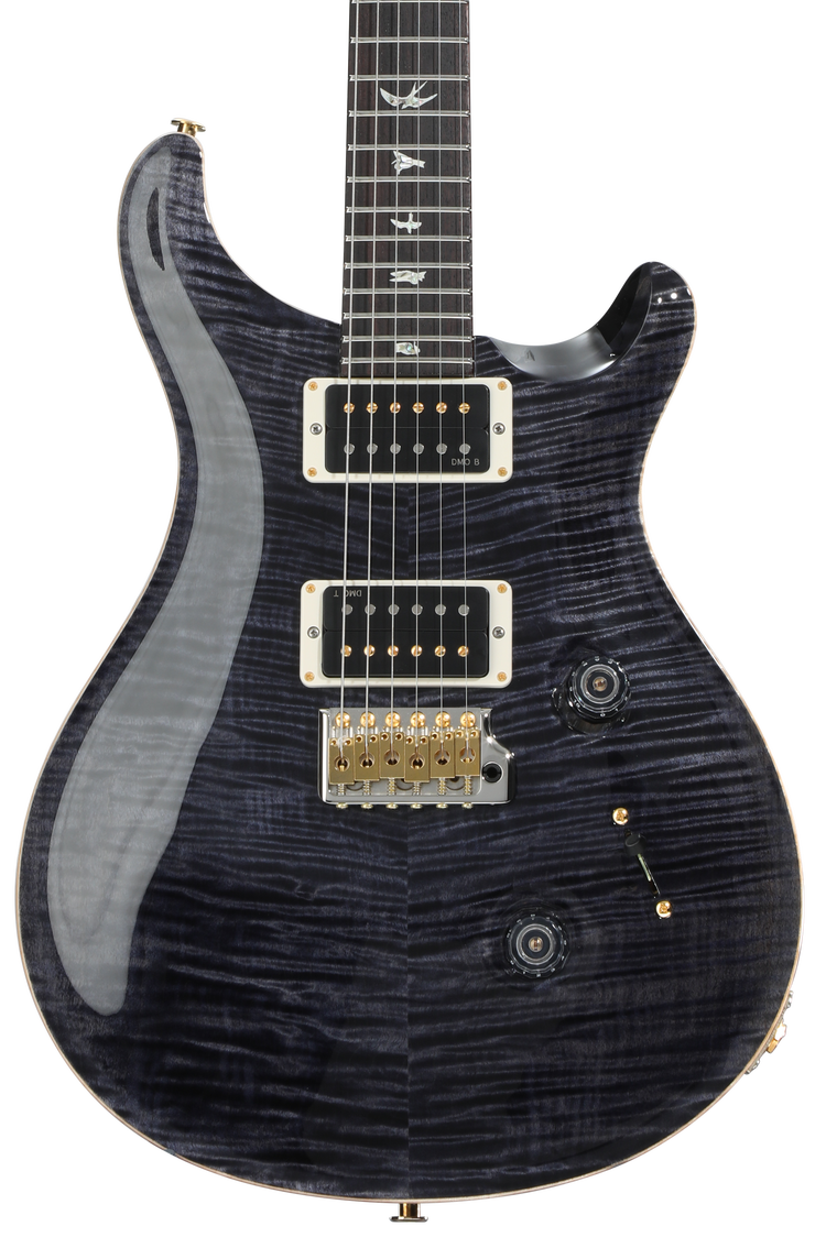 PRS Custom 24 10-Top Electric Guitar - Gray Black | Sweetwater