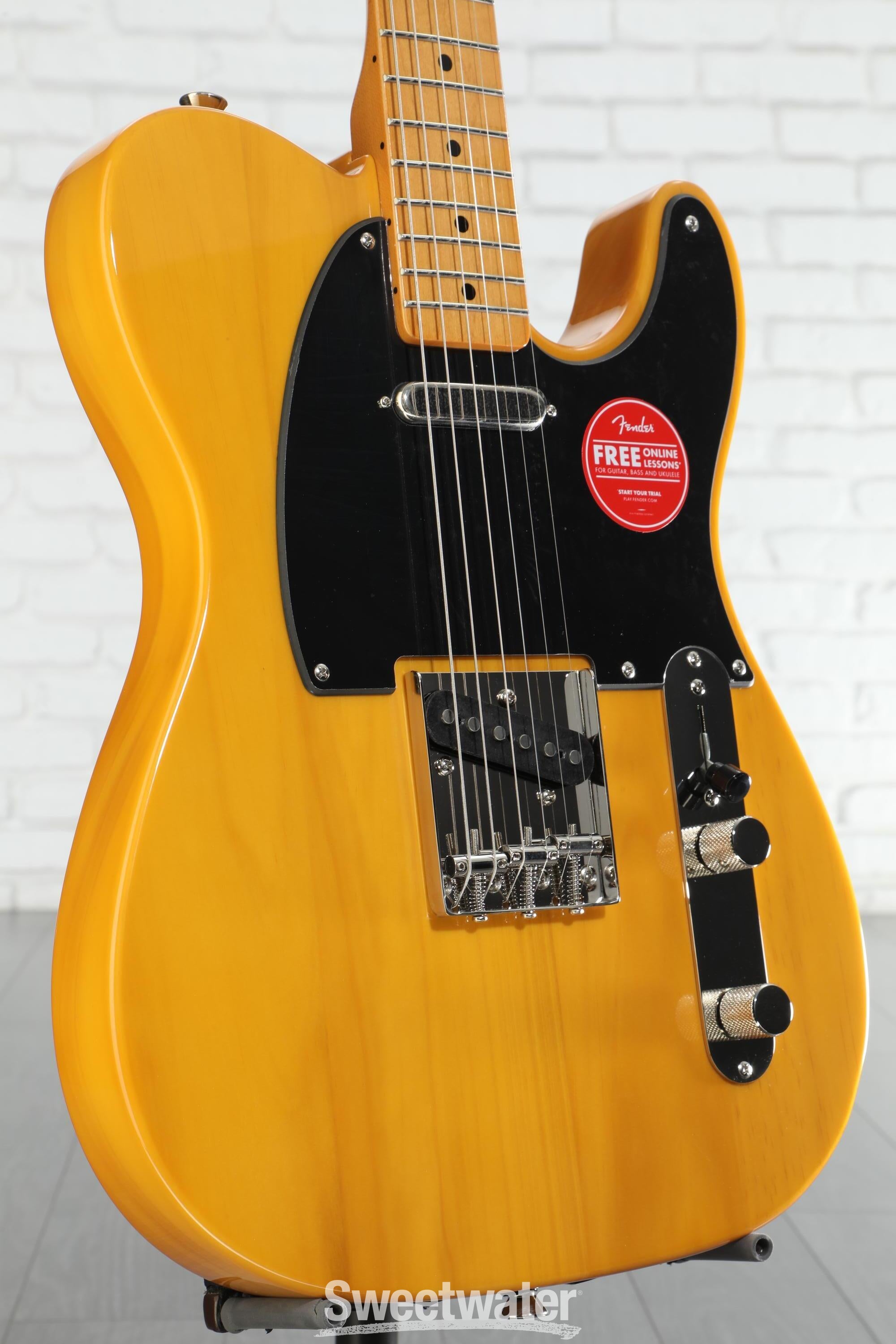 Squier Telecaster イエロー 1980s Squier Japan Telecaster Electric Guitar