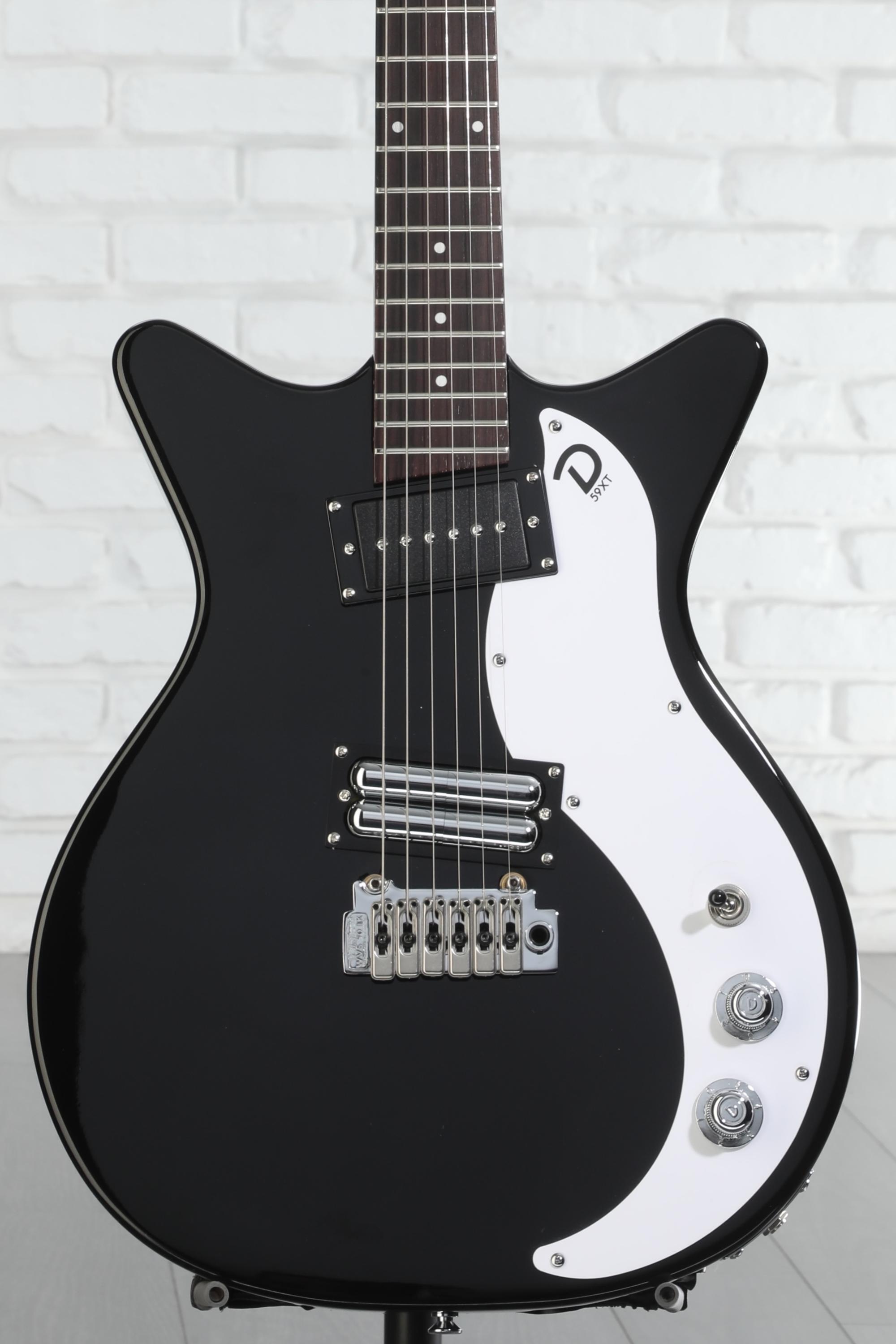 DANELECTRO エレキギター ブラック/ホワイト D59 ビザールギター DANELECTRO エレキギター ブラック/ホワイト D59 ビザールギター