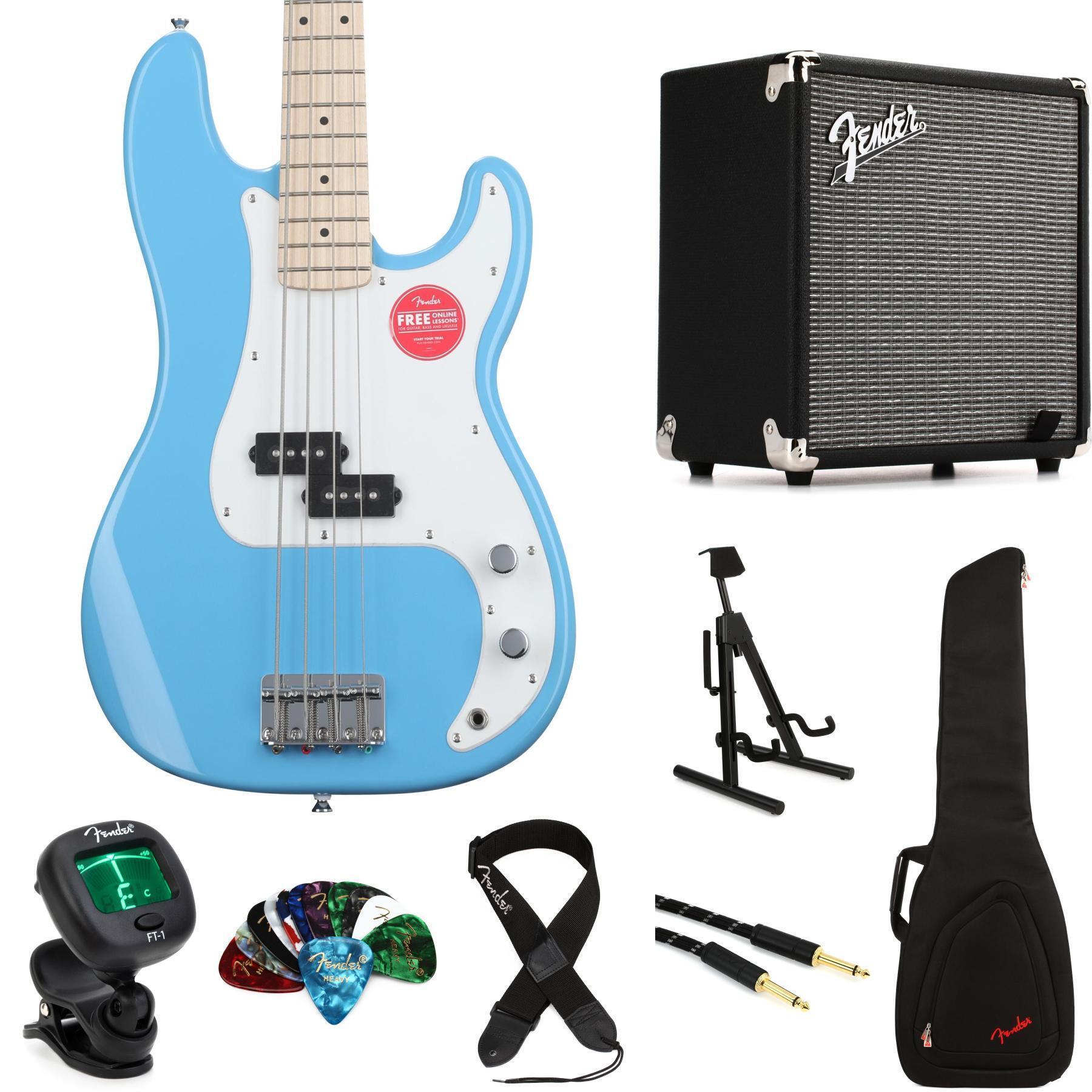 スクワイア CaliforniaSeries P-BASS Amazon.com: Squier Squier Sonic Precision Bass, California