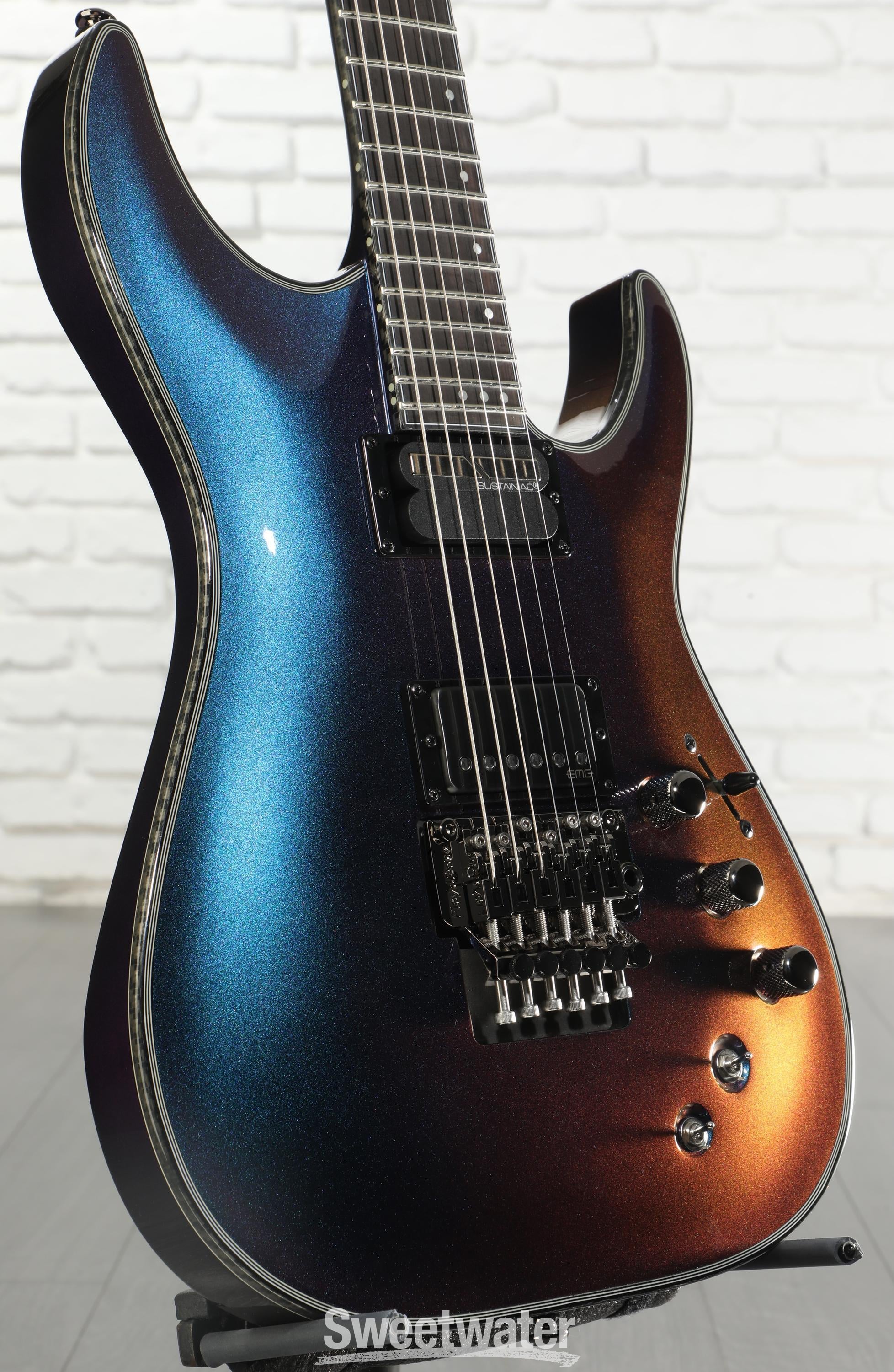 Schecter Hellraiser Hybrid C-1 FR-S Electric Guitar - Ultra Violet