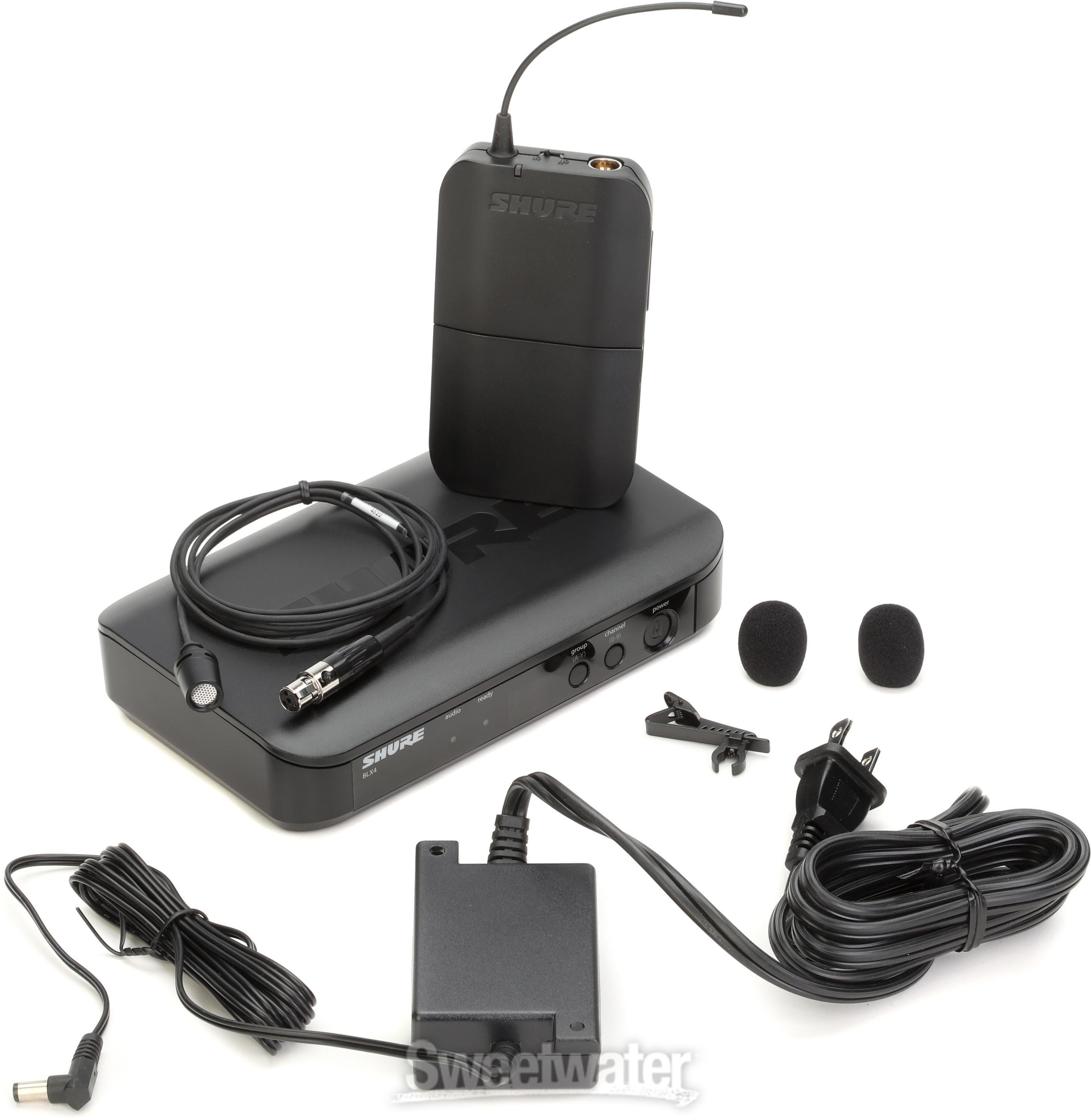 Shure BLX14 CVL Wireless Lavalier Microphone System H10 Band