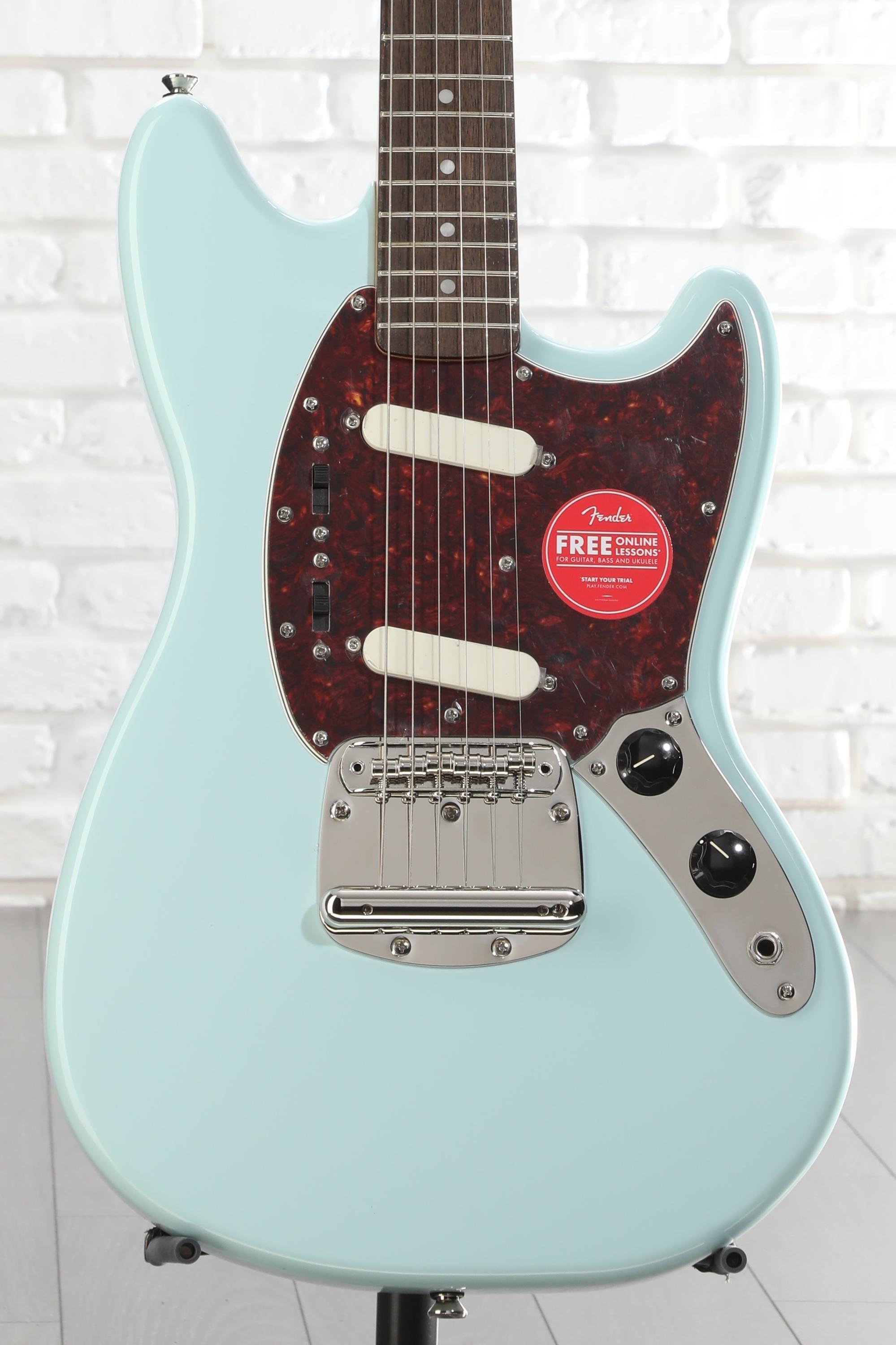 Squier Classic Vibe '60s Mustang Electric Guitar - Sonic Blue