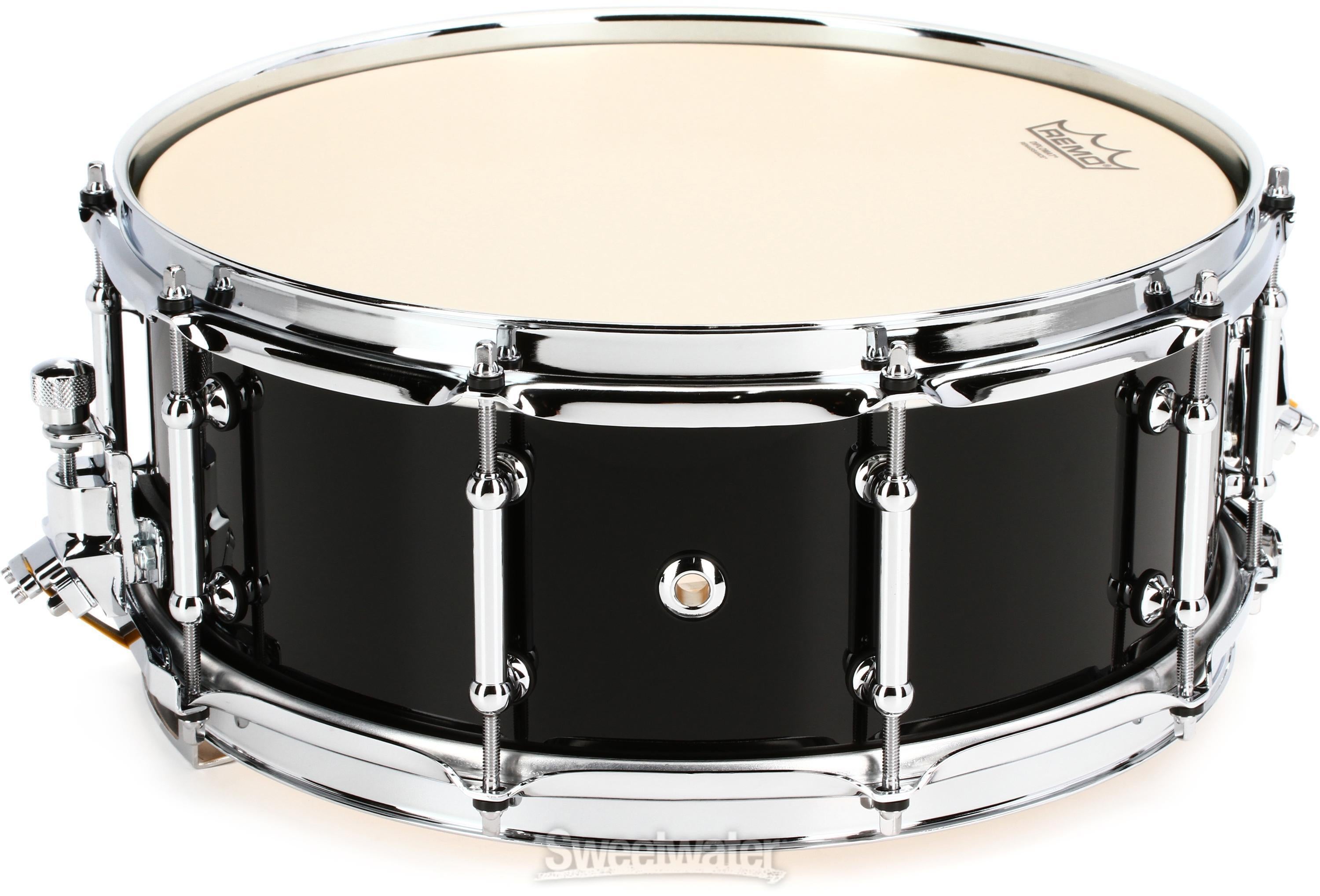 【数量限定】 Snare Concert Pearl Drum Black Piano - 14-inch x 5.5-inch - 邦楽