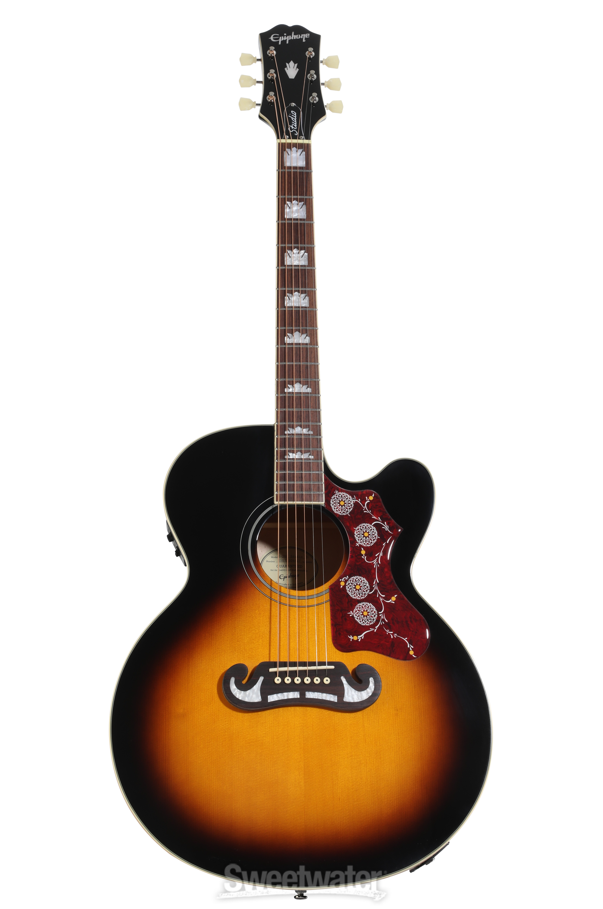 Epiphone J-200 Studio EC Acoustic-electric Guitar - Vintage