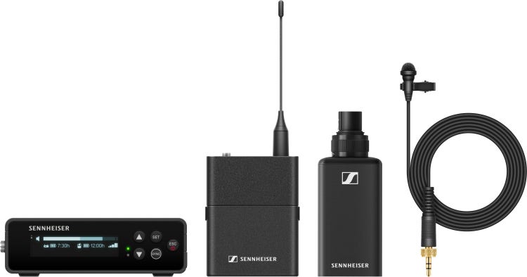 Sennheiser EW-DP ENG Wireless Lavalier Microphone System - Q1-6 Band