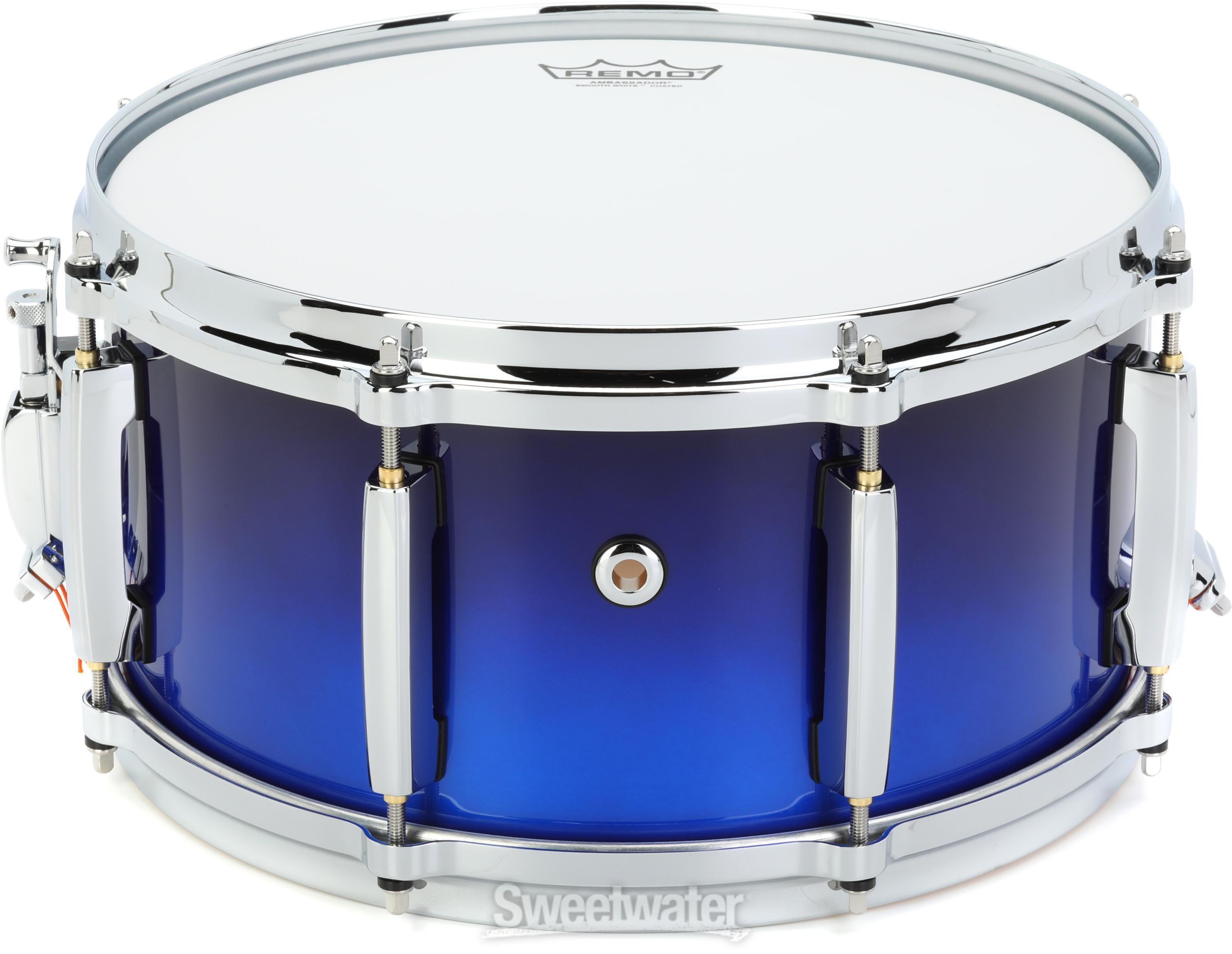 Pearl Masters Maple Pure Snare Drum - 6.5 x 13-inch - Kobalt Blue Fade  Metallic