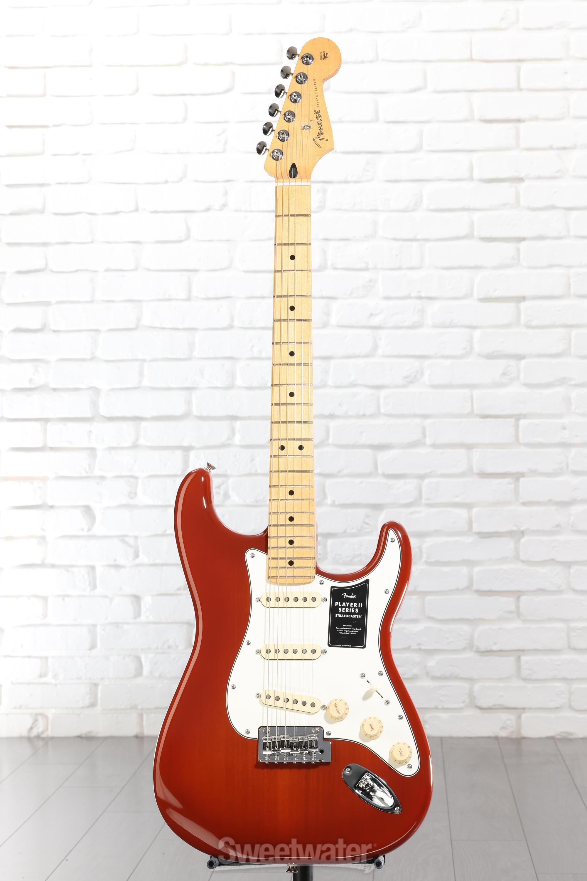 Fender Player II Stratocaster Electric Guitar - Transparent Mocha