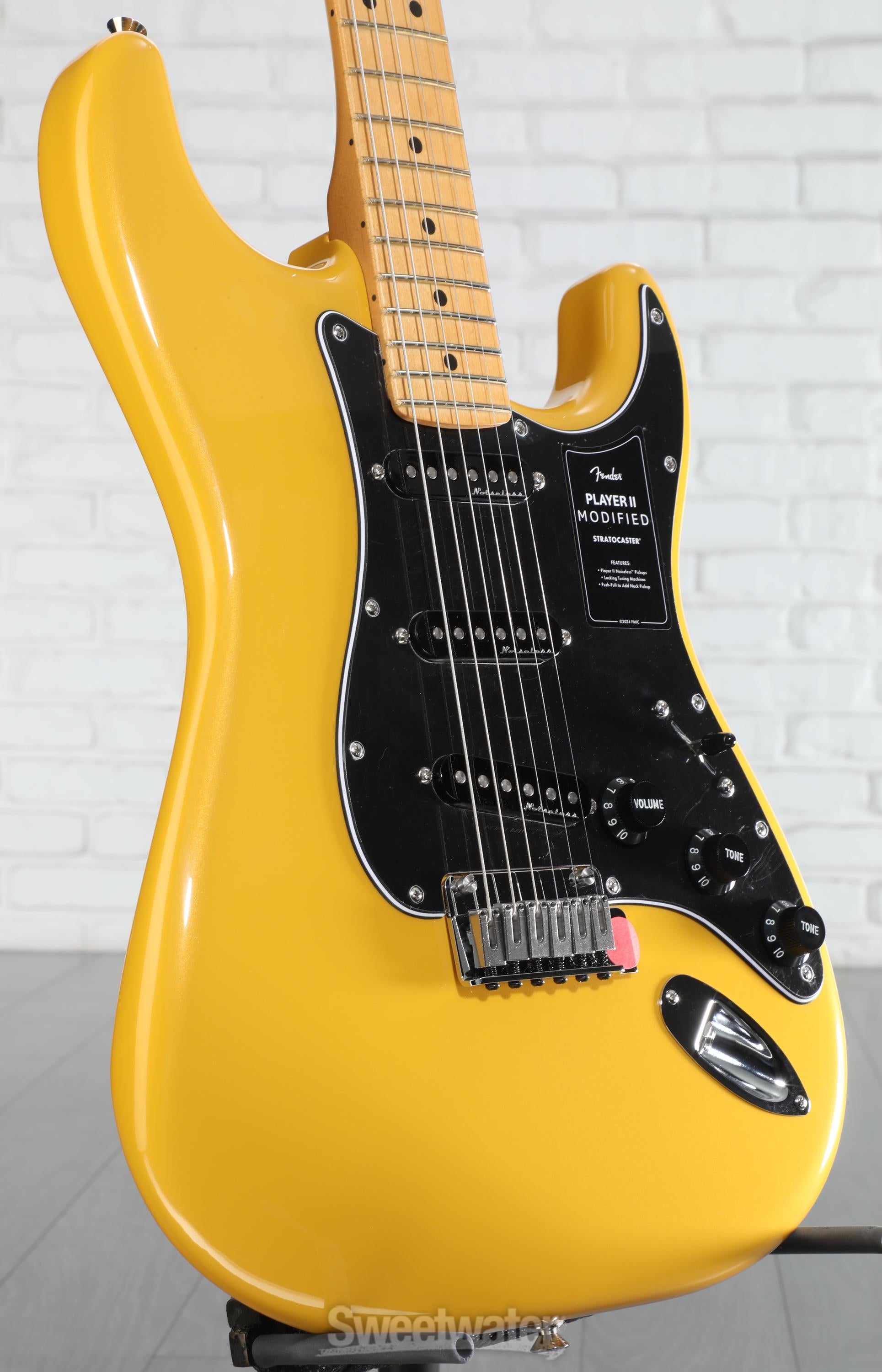 Fender Player II Modified Stratocaster Electric Guitar - Sunshine