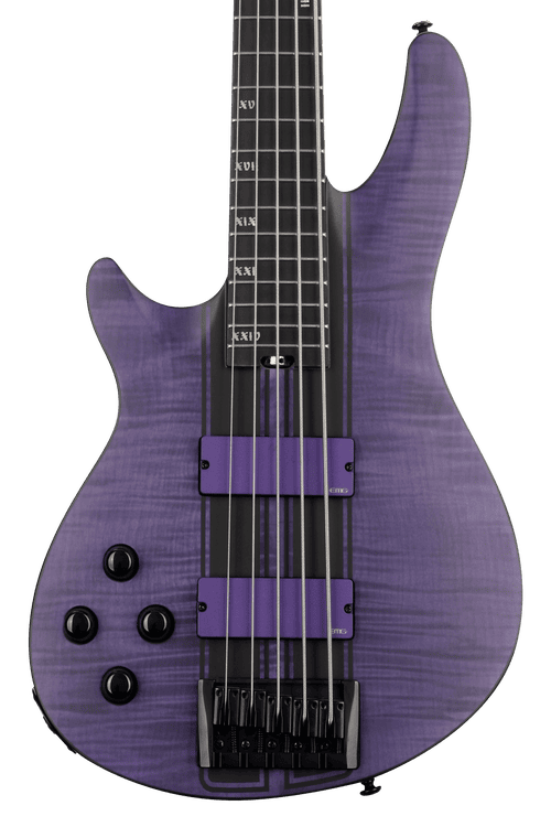 Schecter C-5 GT Bass Left-handed - Satin Trans Purple