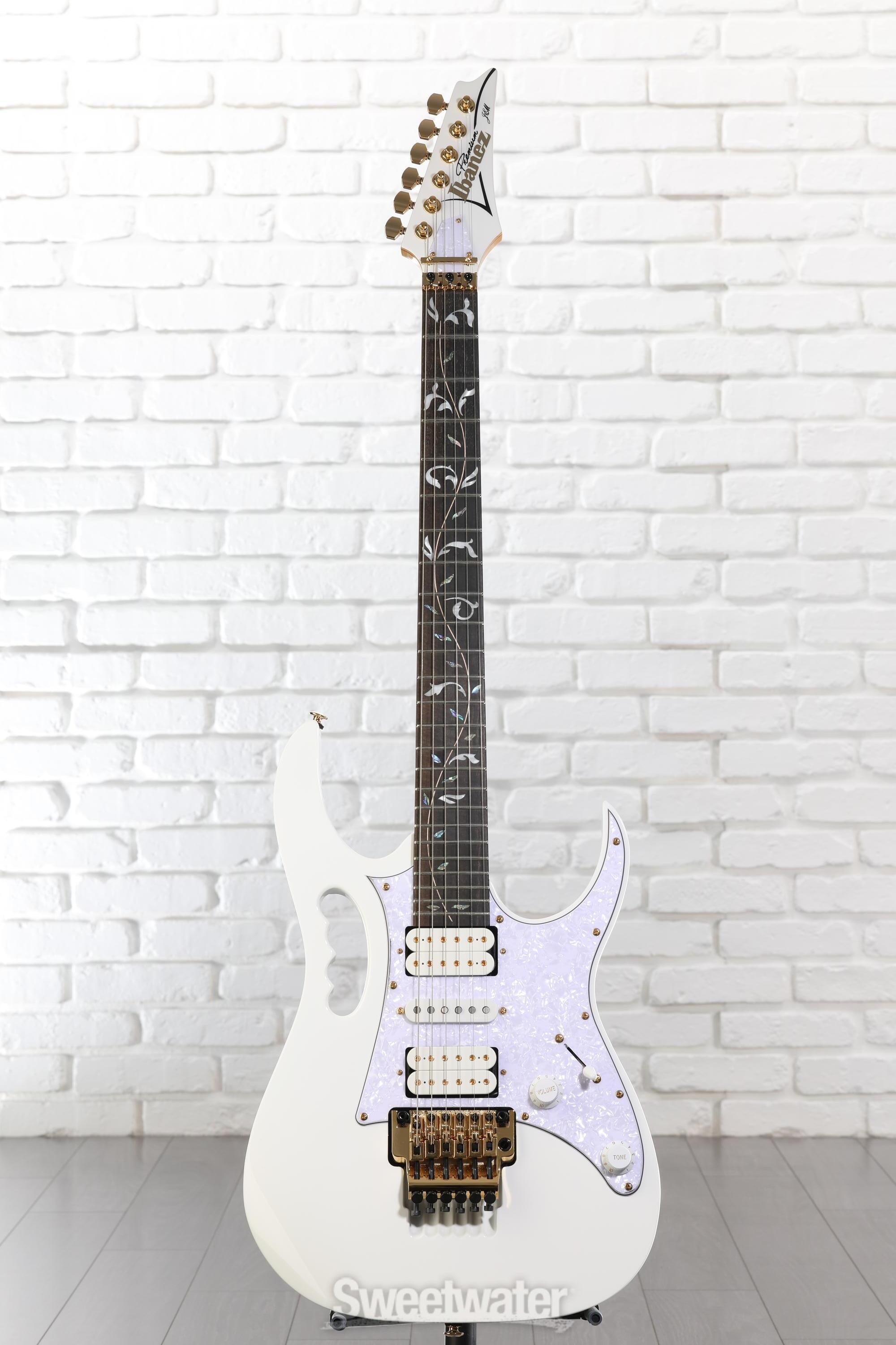 Ibanez Steve Vai Signature Premium JEM7VP - White | Sweetwater