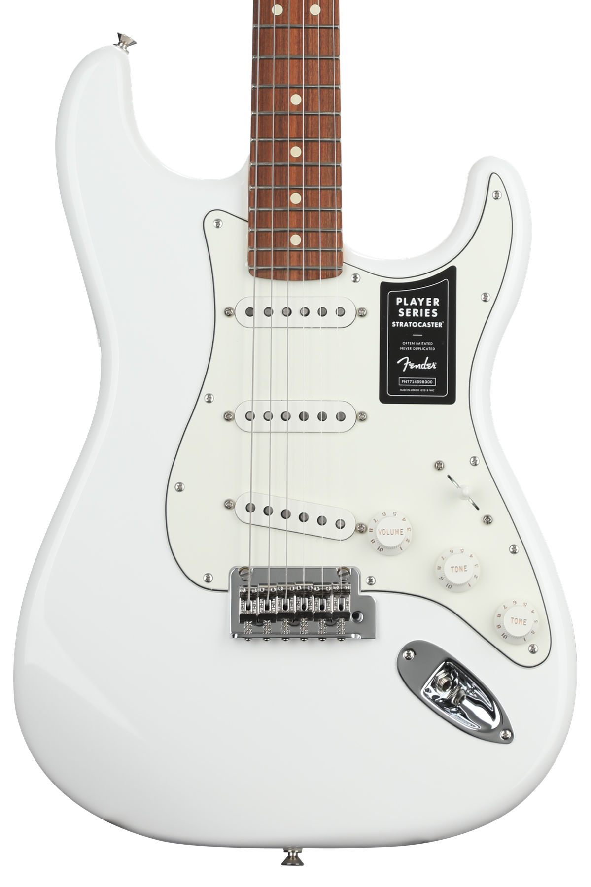 Fender Player Stratocaster - Polar White with Pau Ferro Fingerboard 