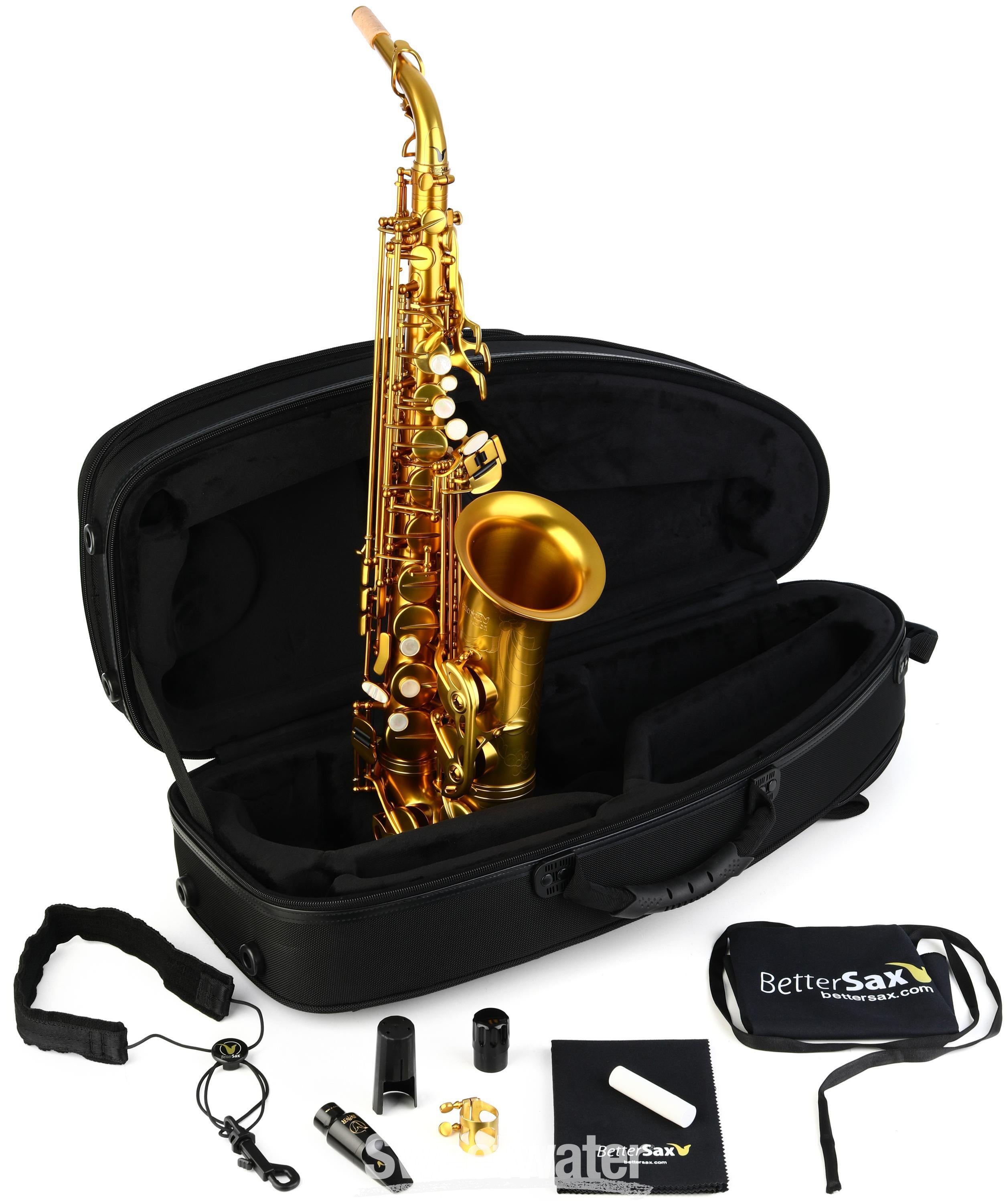 BetterSax Session Alto Saxophone - Matte Gold Lacquer Reviews