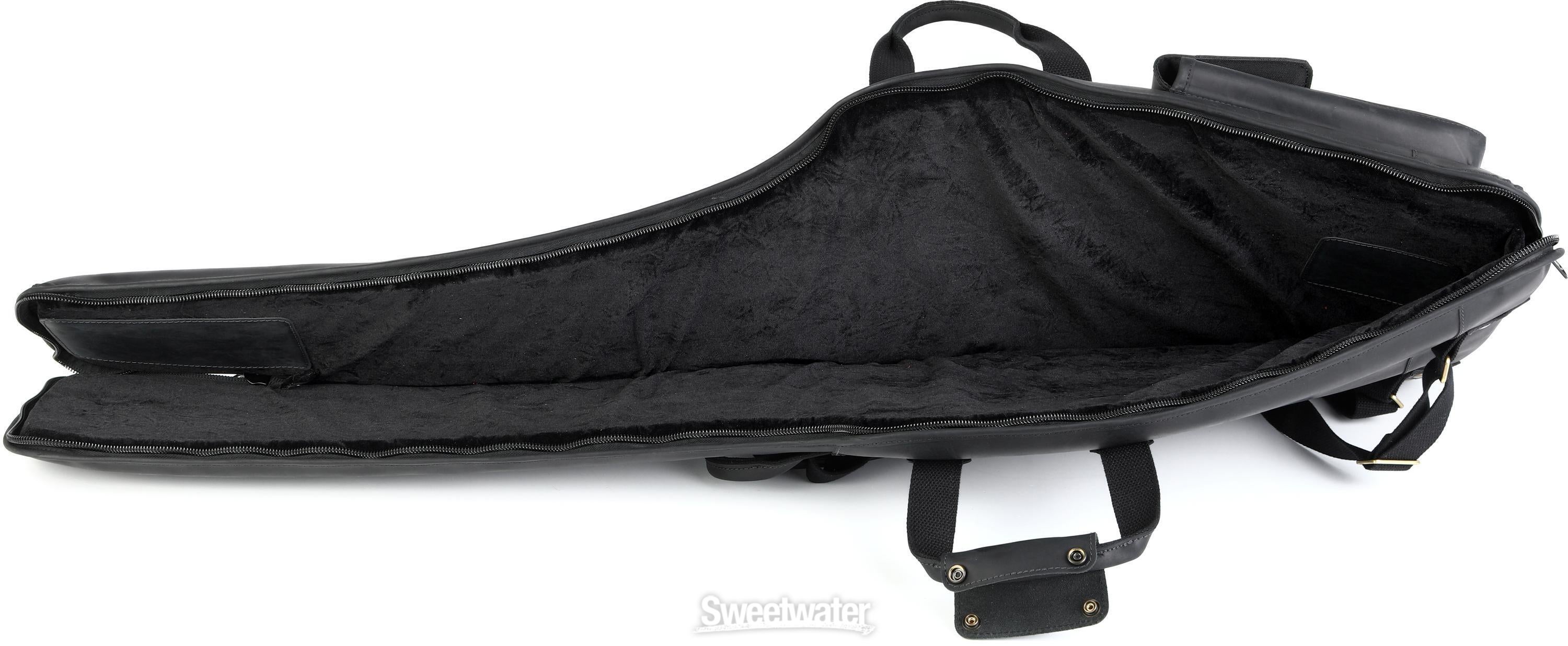 Levy's Leather Bass Guitar Bag - Black | Sweetwater