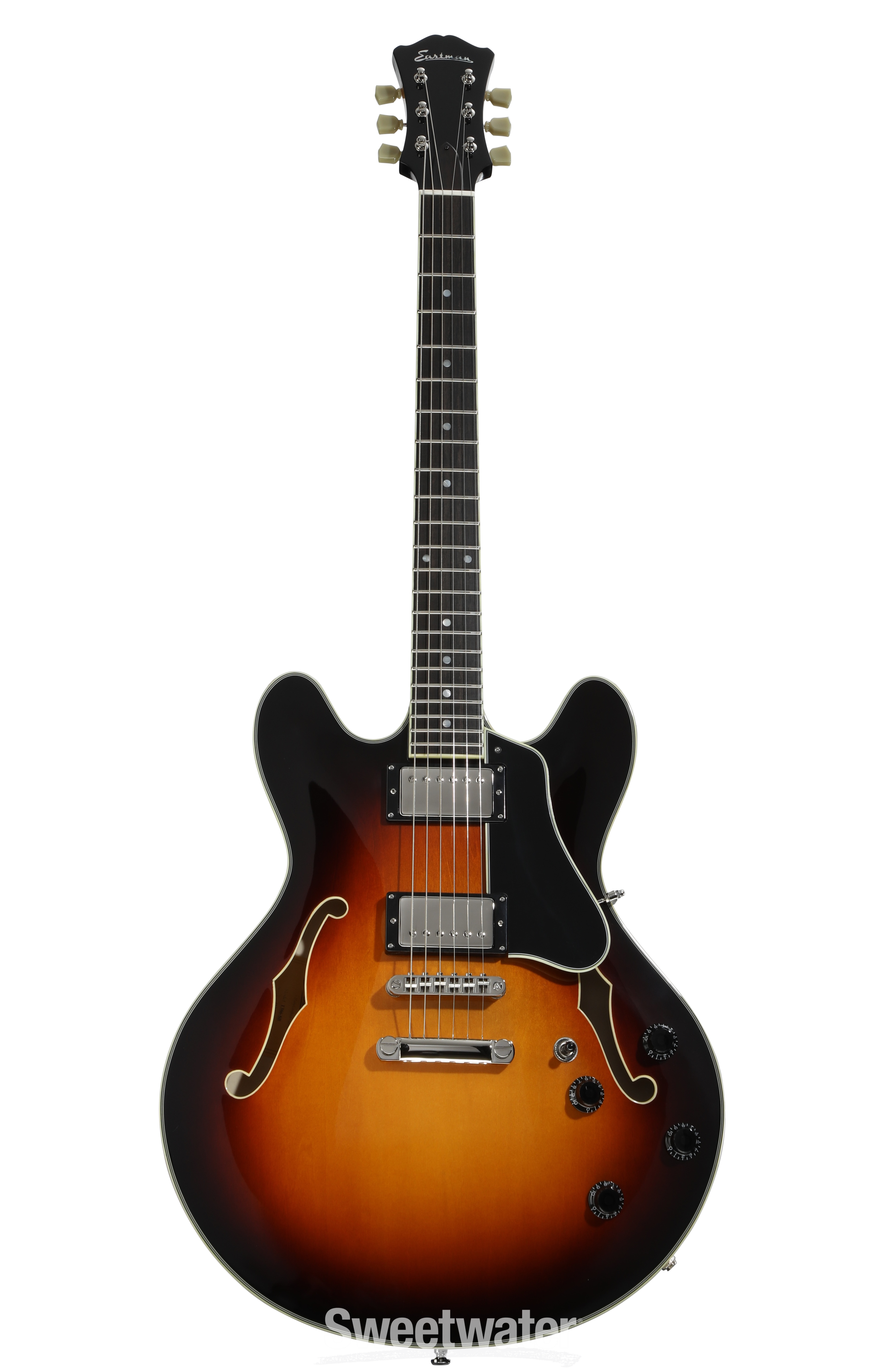 Eastman Guitars T386 Thinline Electric Guitar - Sunburst | Sweetwater