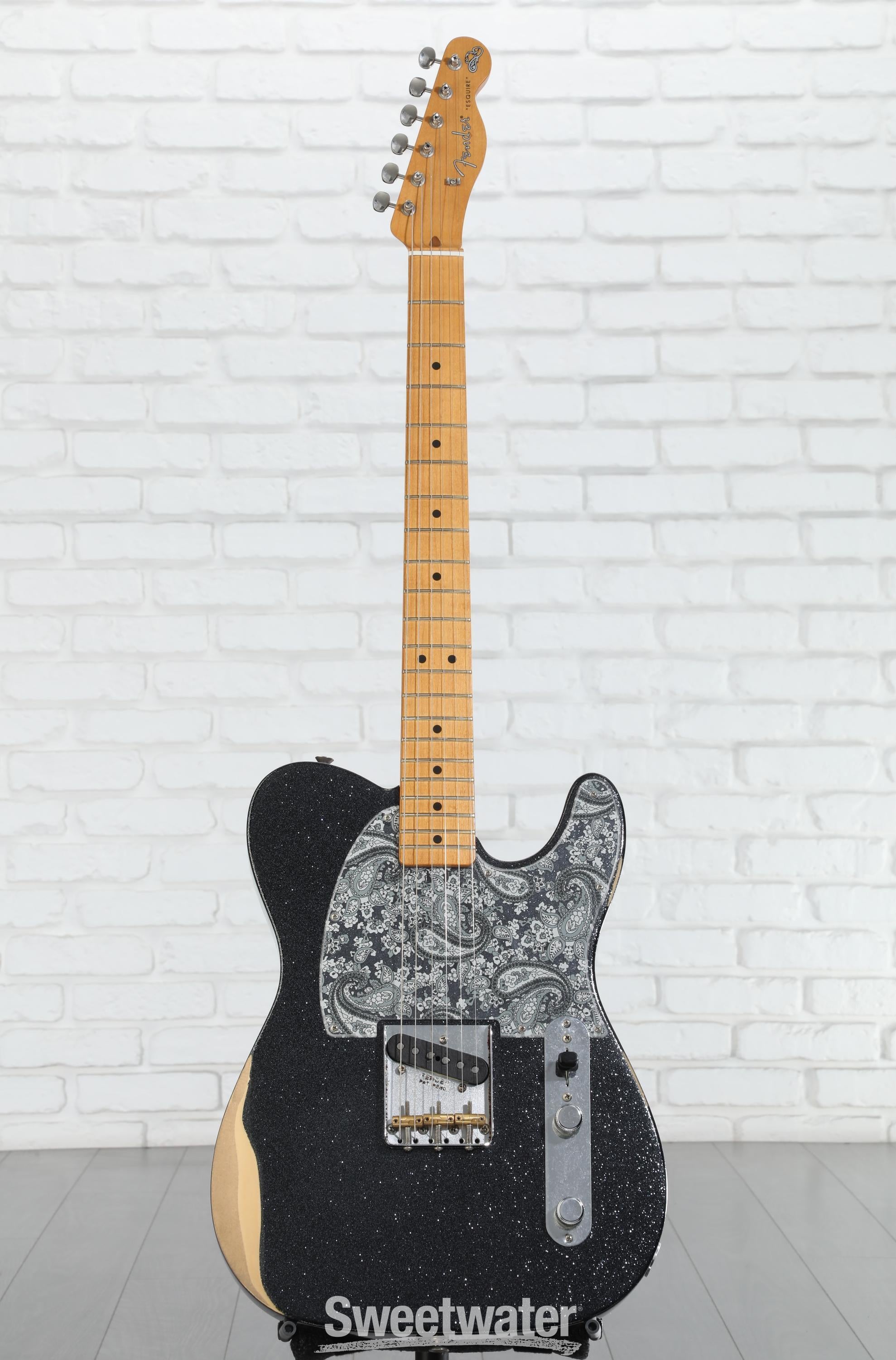 [試奏程度] Fender / Brad Paisley Esquire Fender Brad Paisley Road Worn Esquire Electric Guitar - Black