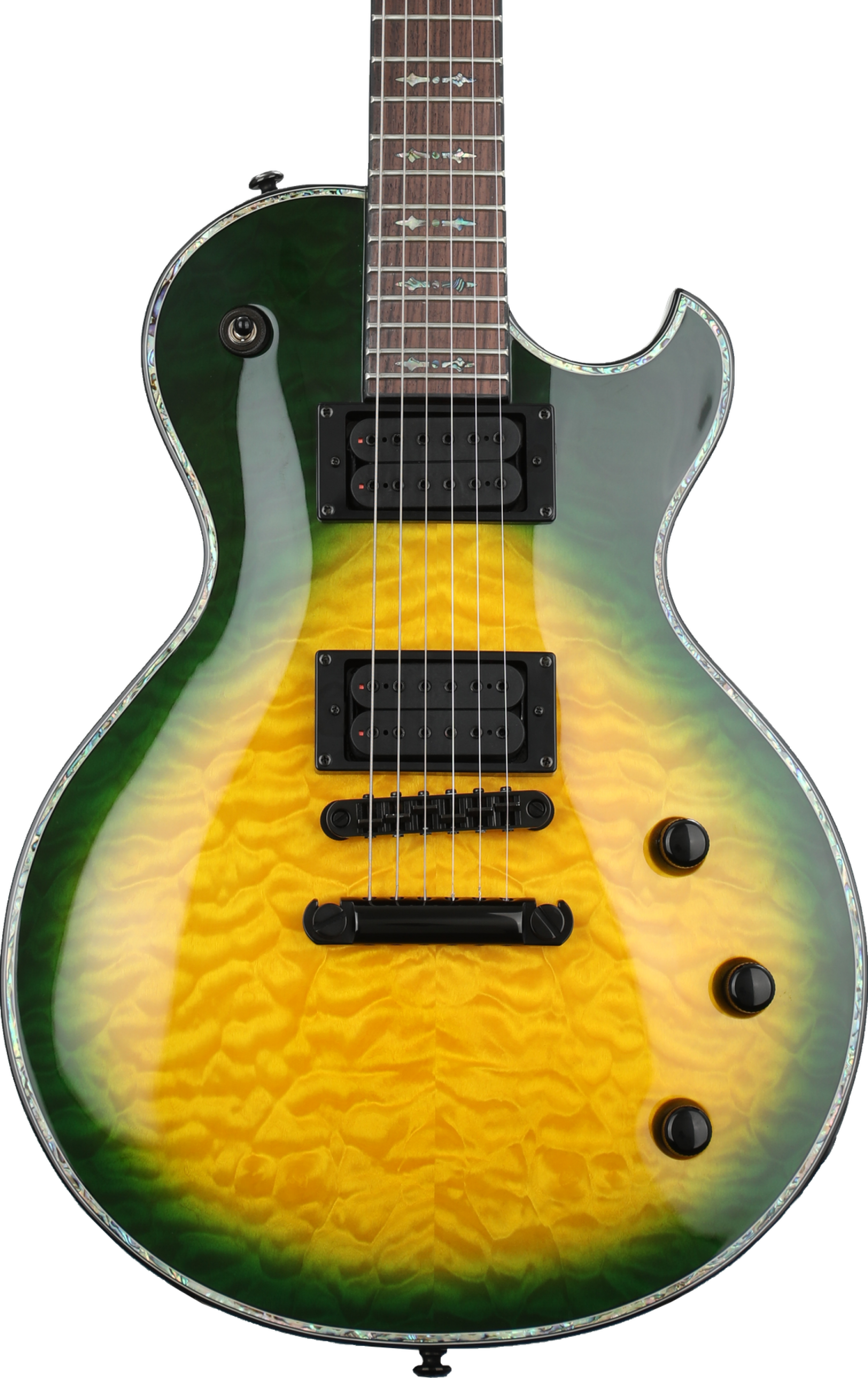 Schecter Hellraiser Solo-II Passive - Dragon Burst | Sweetwater