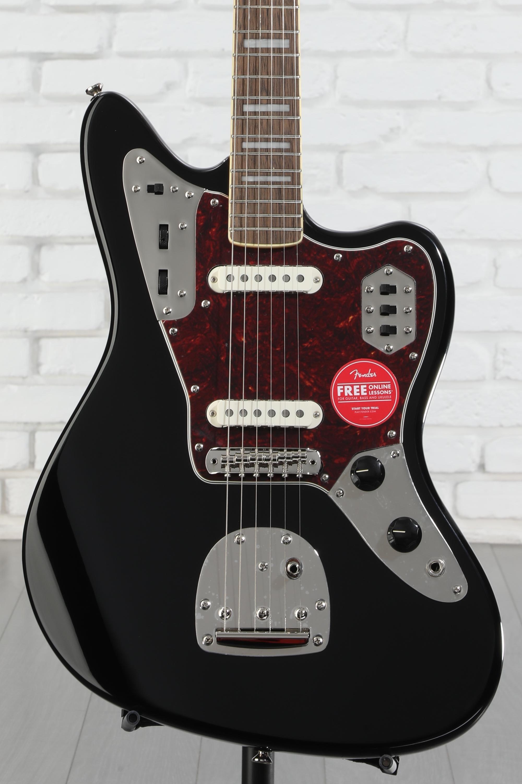 ギター squier classic vibe '70s jaguar Squier Classic Vibe '70s Jaguar Electric Guitar Black