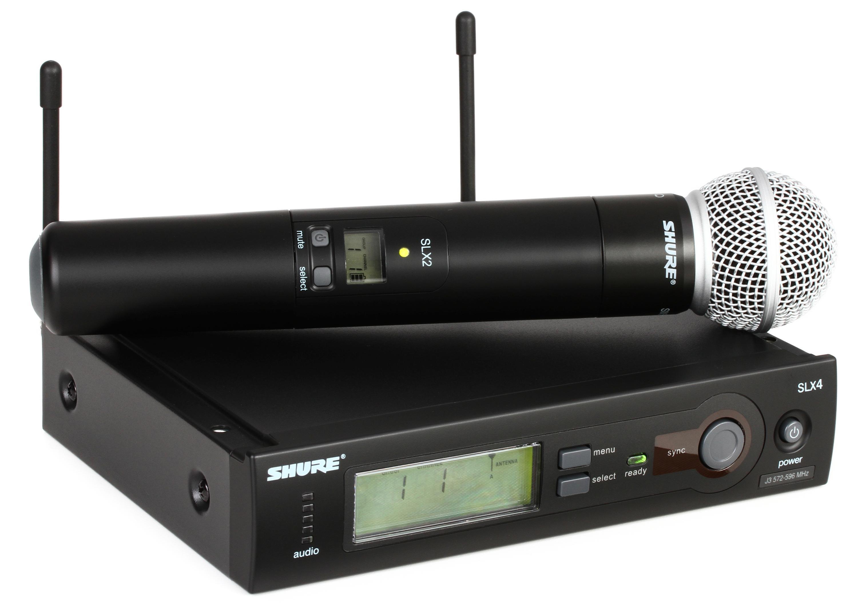 SHURE hot SLX Wireless Microphone System Model SLX4 J3 BRAND-NEW Deal Time!