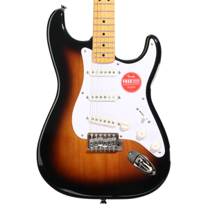 Squier Classic Vibe '50s Stratocaster - Black | Sweetwater Squier Classic Vibe '50s Stratocaster - Black | Sweetwater