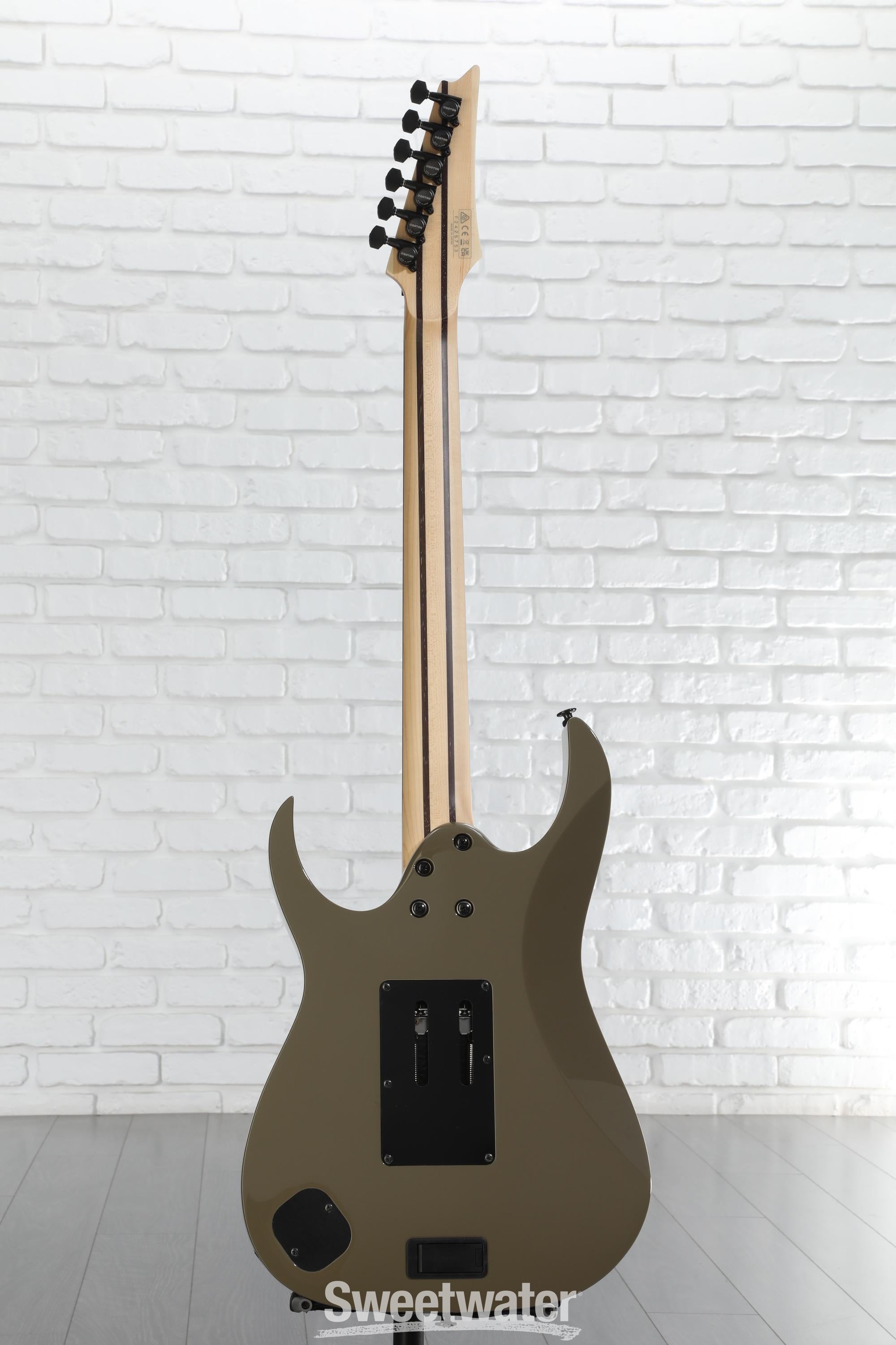 ギター Ibanez RGR5130(Khaki llic) MOD Ibanez Prestige RGR5130 Electric Guitar - Khaki Metallic