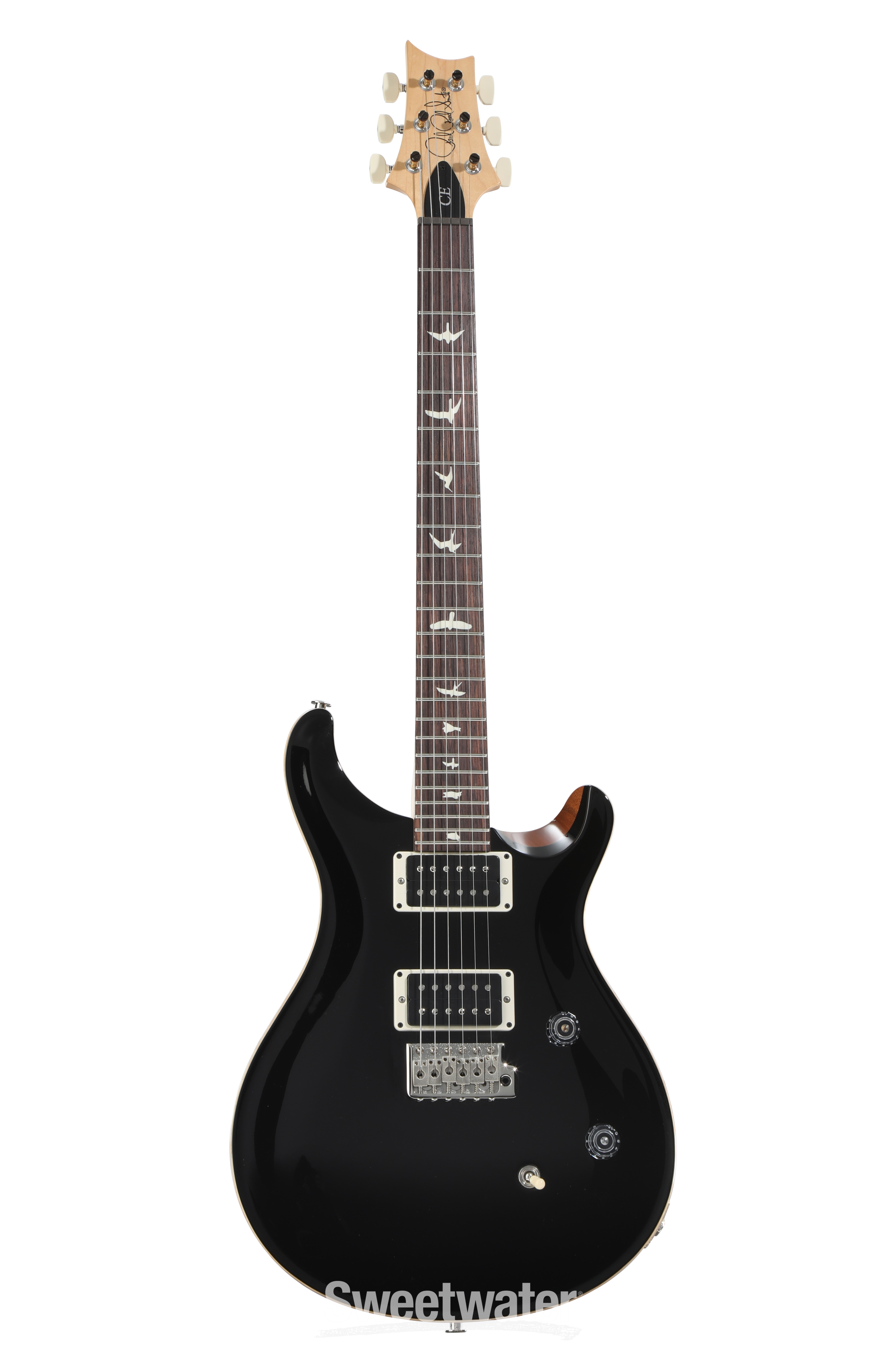 PRS CE24 Maple Top 塗りつぶしBLACK、95年製傷多め鳴良し ギター