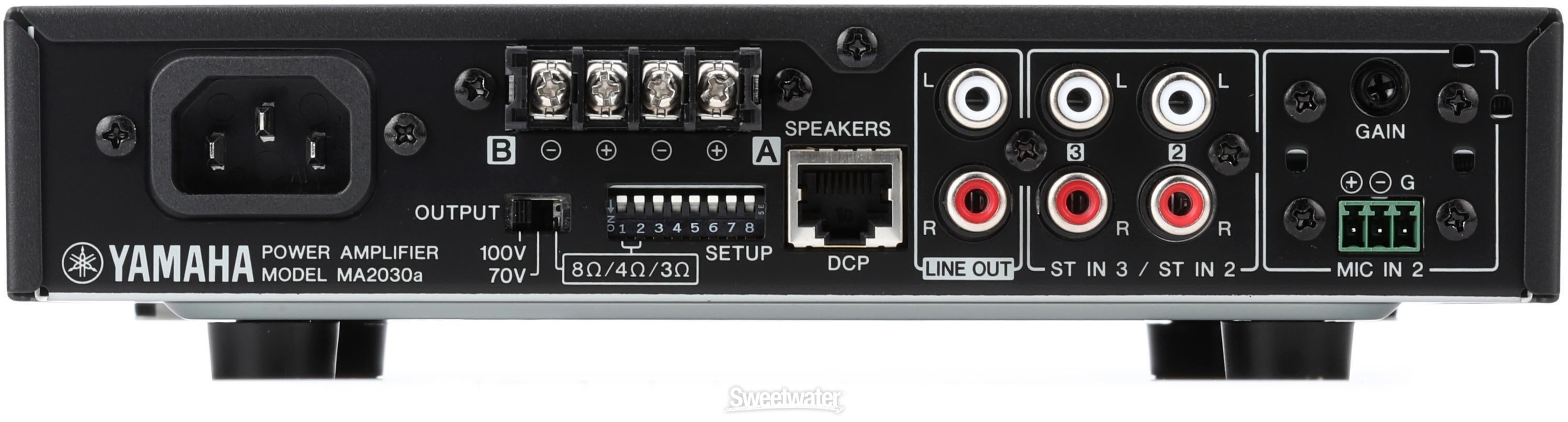 Yamaha MA2030a Lo-Z/Hi-Z Switchable 30W/60W Commercial Power