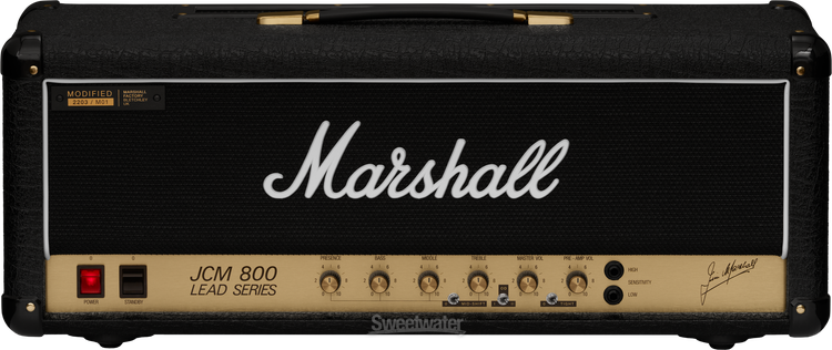 Marshall JCM800 Modified 100-watt Amplifier Head | Sweetwater