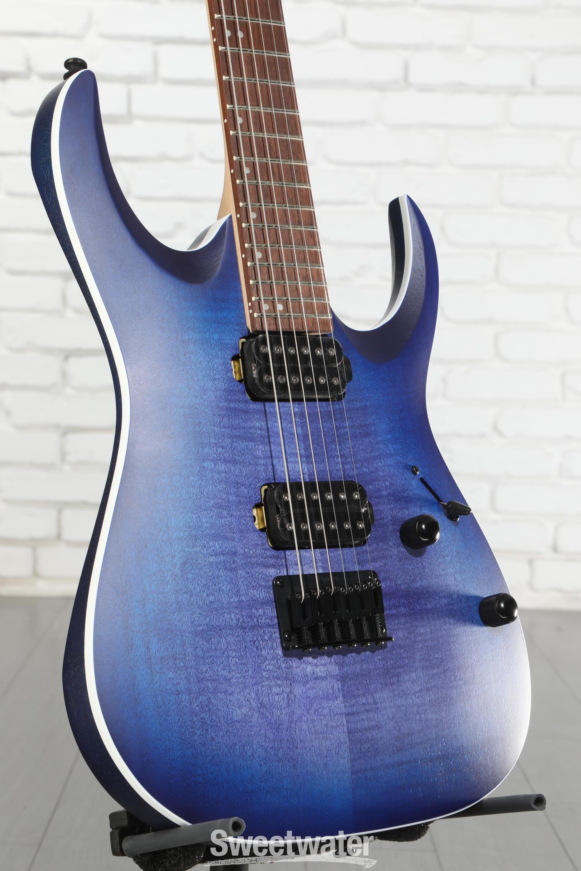 Ibanez RGA42FM - Blue Lagoon Burst Flat | Sweetwater