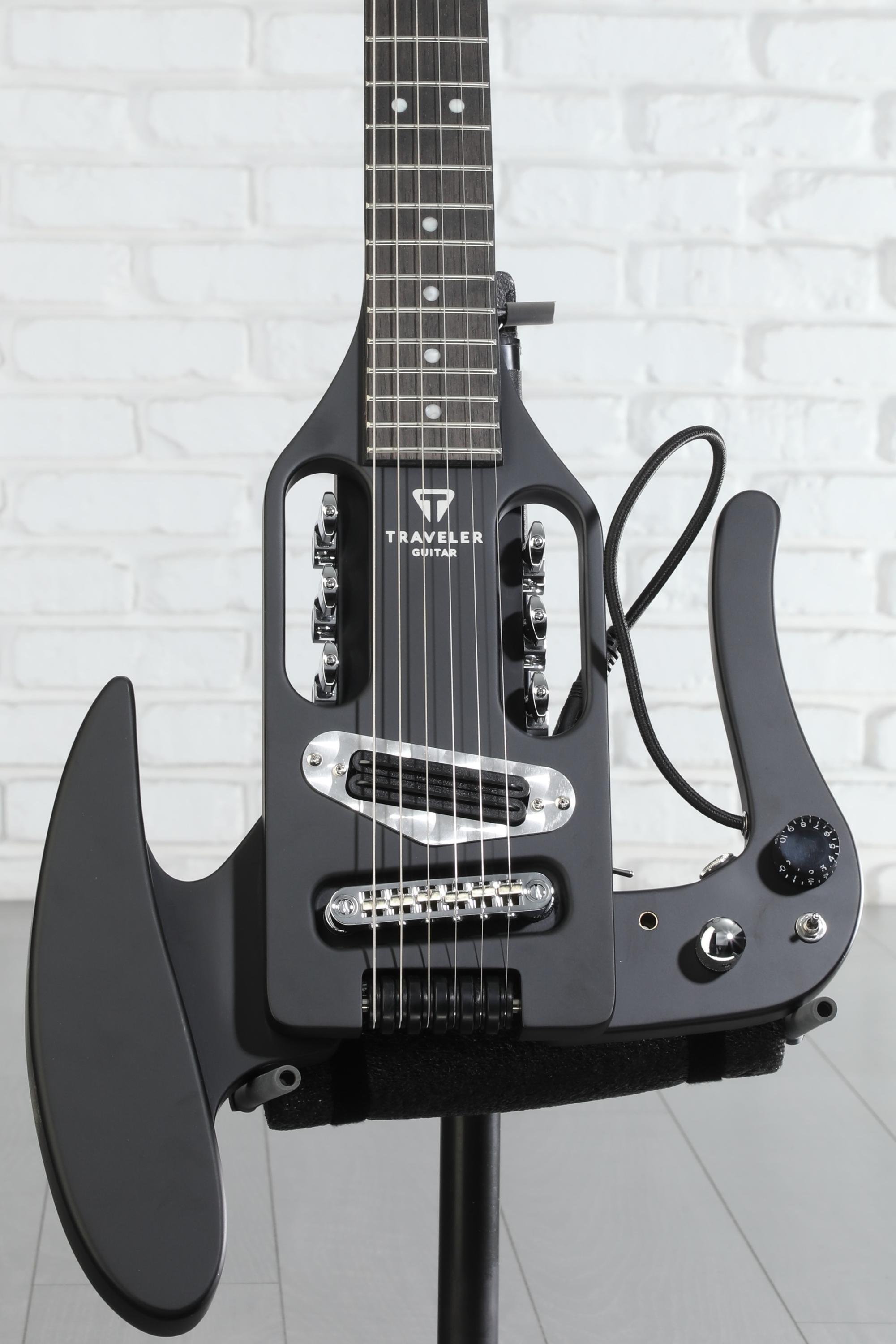 Traveler Guitar Pro-Series Mod-X - Matte Black Reviews | Sweetwater