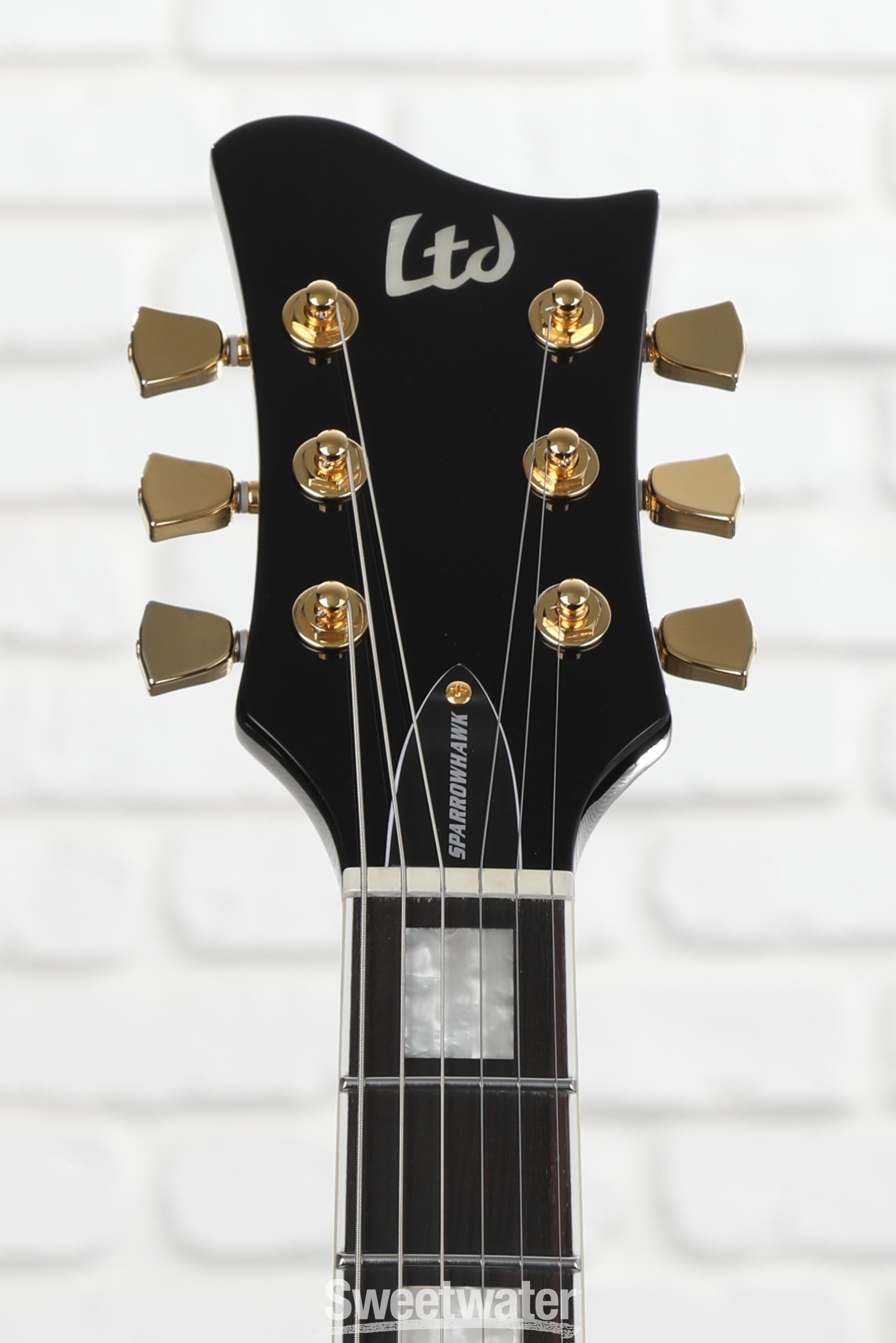 ESP LTD Bill Kelliher Sparrowhawk Electric Guitar - Black