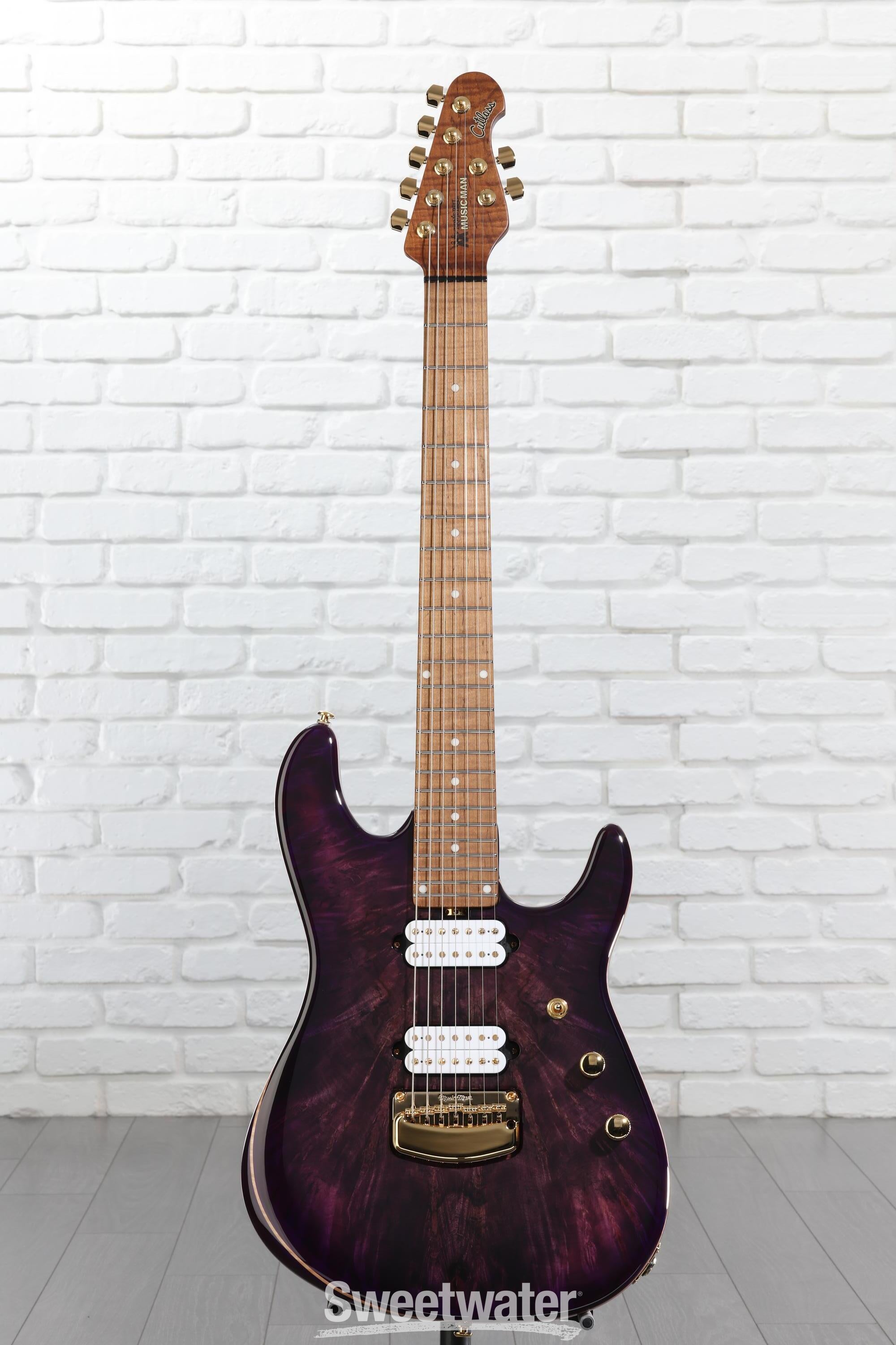 ギター Music Man Jason Richardson Cutlass 7 Platinum Ernie Ball Music Man Jason Richardson Cutlass 7-String
