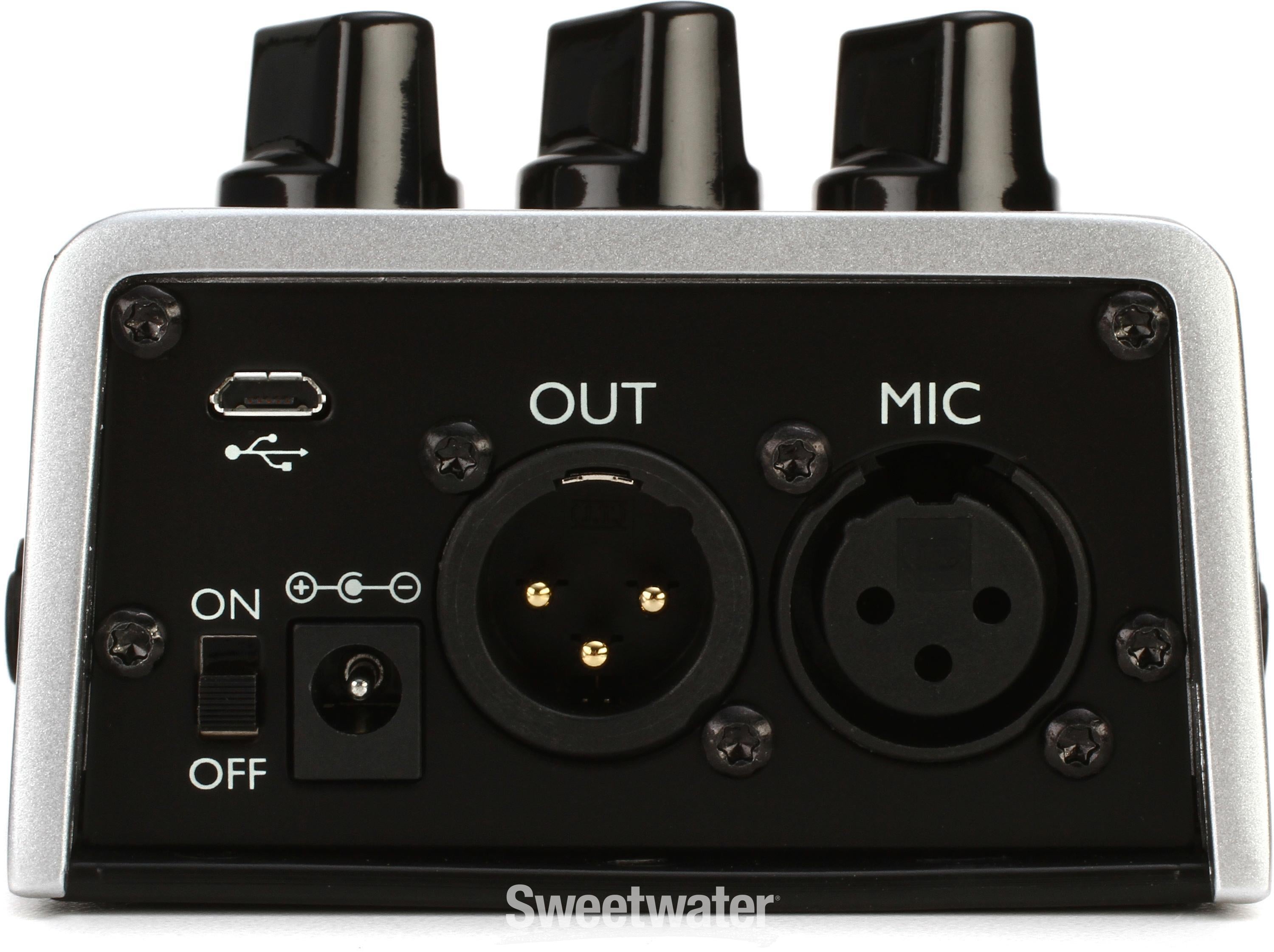 TC-Helicon Talkbox Synth Pedal | Sweetwater