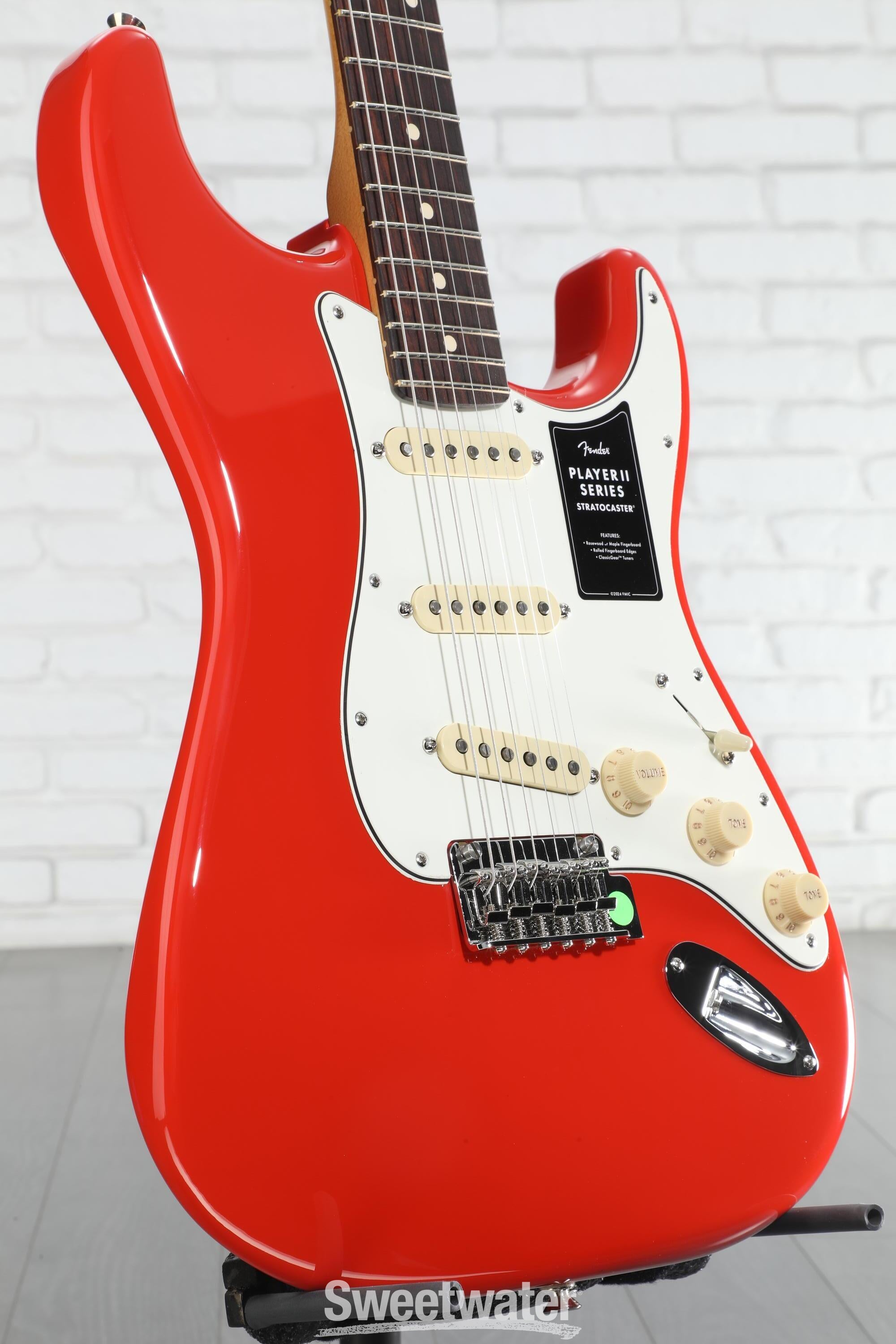 Fender Player II Stratocaster Electric Guitar - Coral Red with