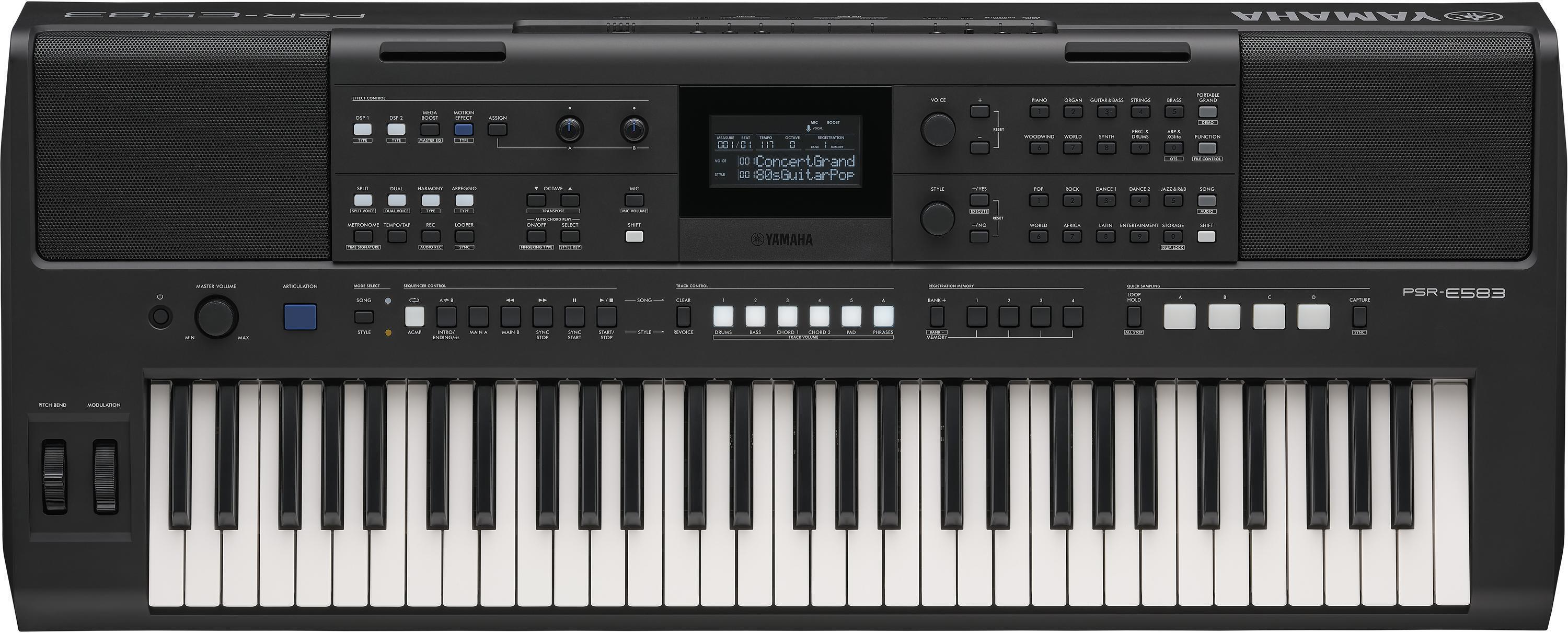 Yamaha PSR-E403 内蔵スピーカー付き Yamaha PSR-E403 | Sweetwater