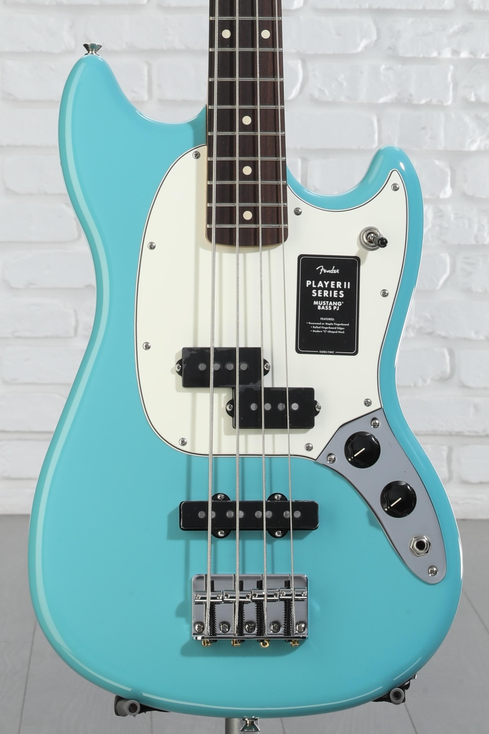 Fender Player II Mustang Bass PJ - Aquatone Blue with